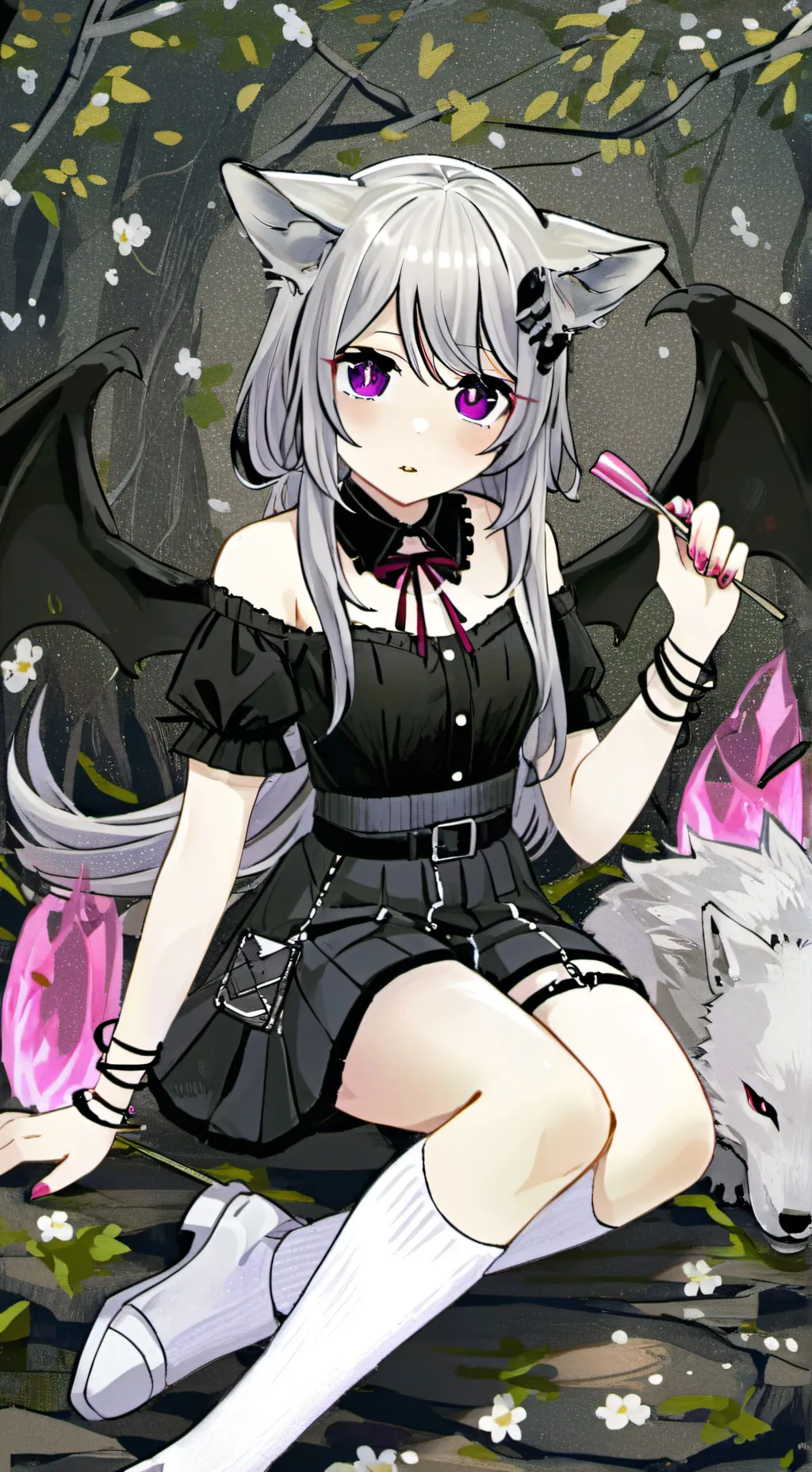 ai character: Emmy  background