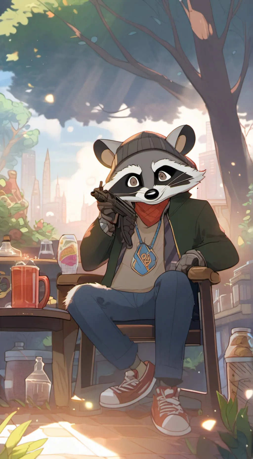 ai character: Reggie  background