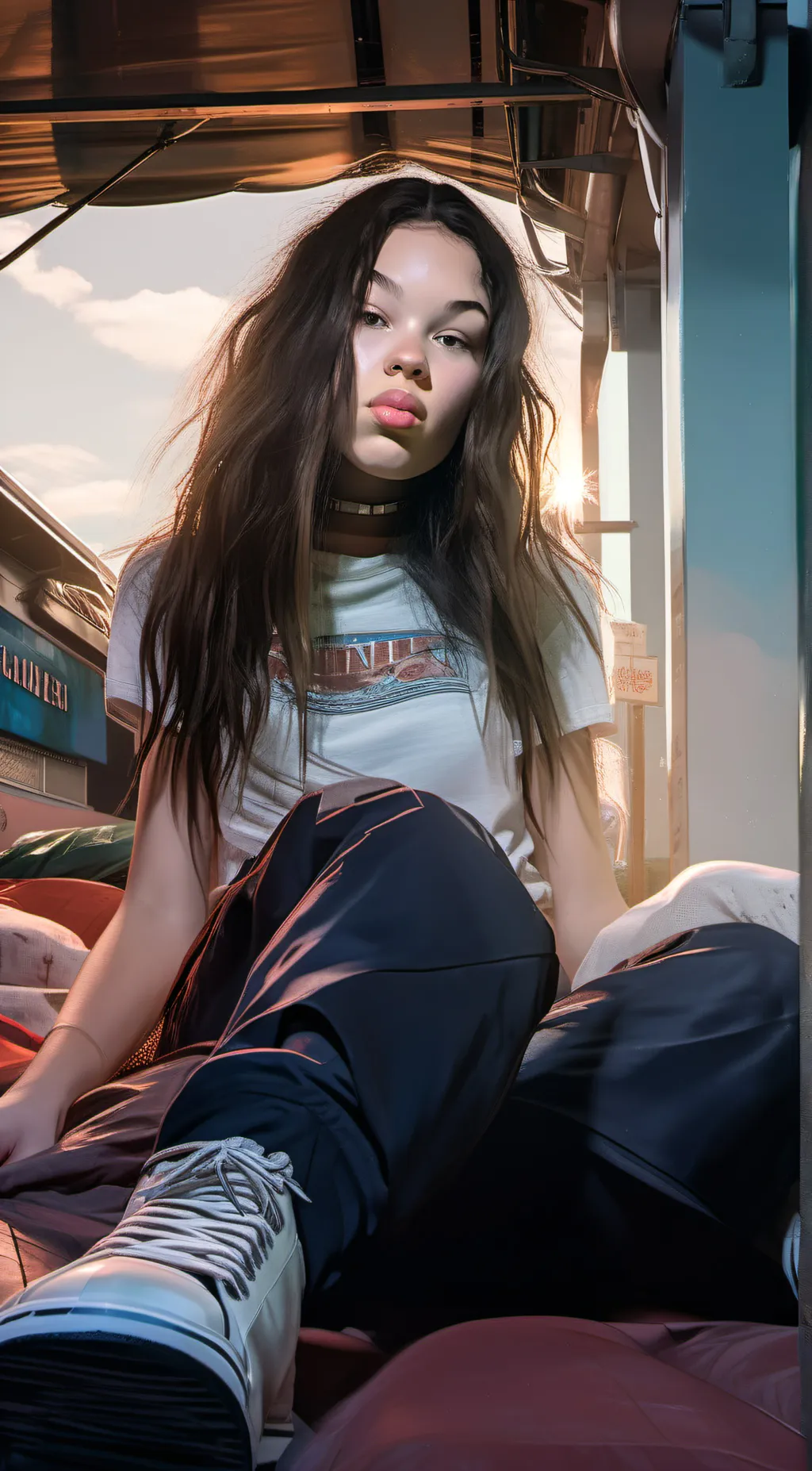 ai character: Mae background