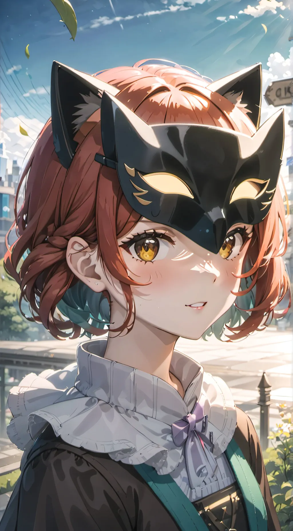 ai character: Aurora background