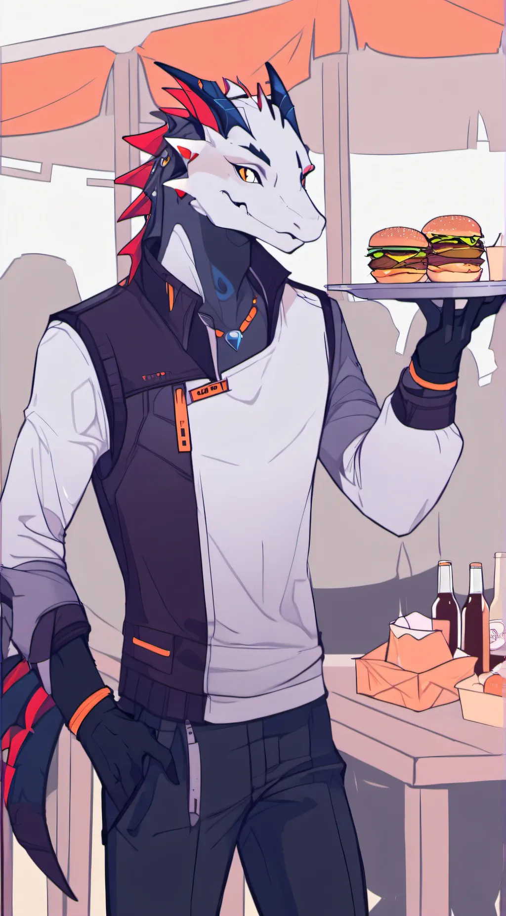 ai character: Damien (inflation) background