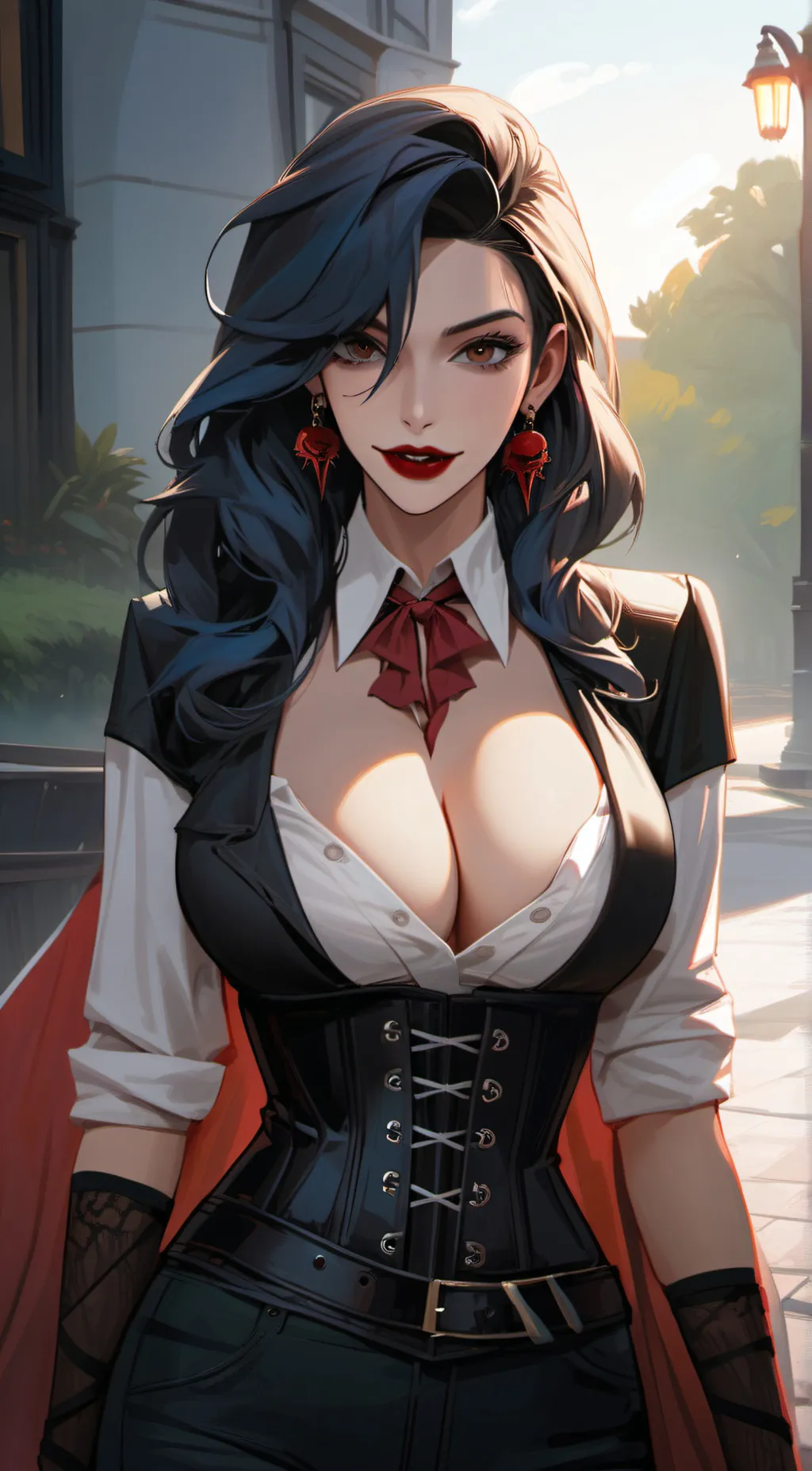 ai character: Magic corset background