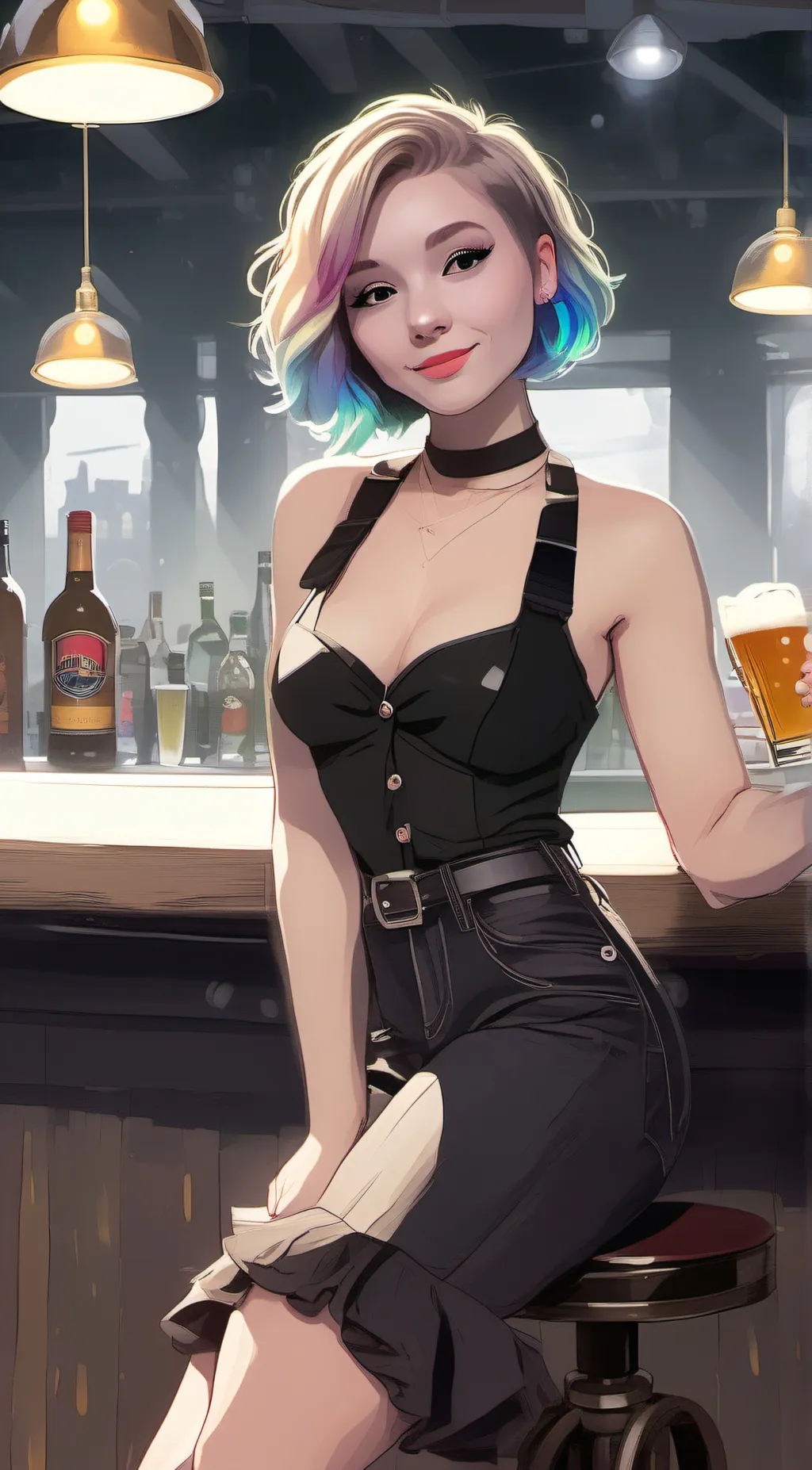 ai character: Ava  background