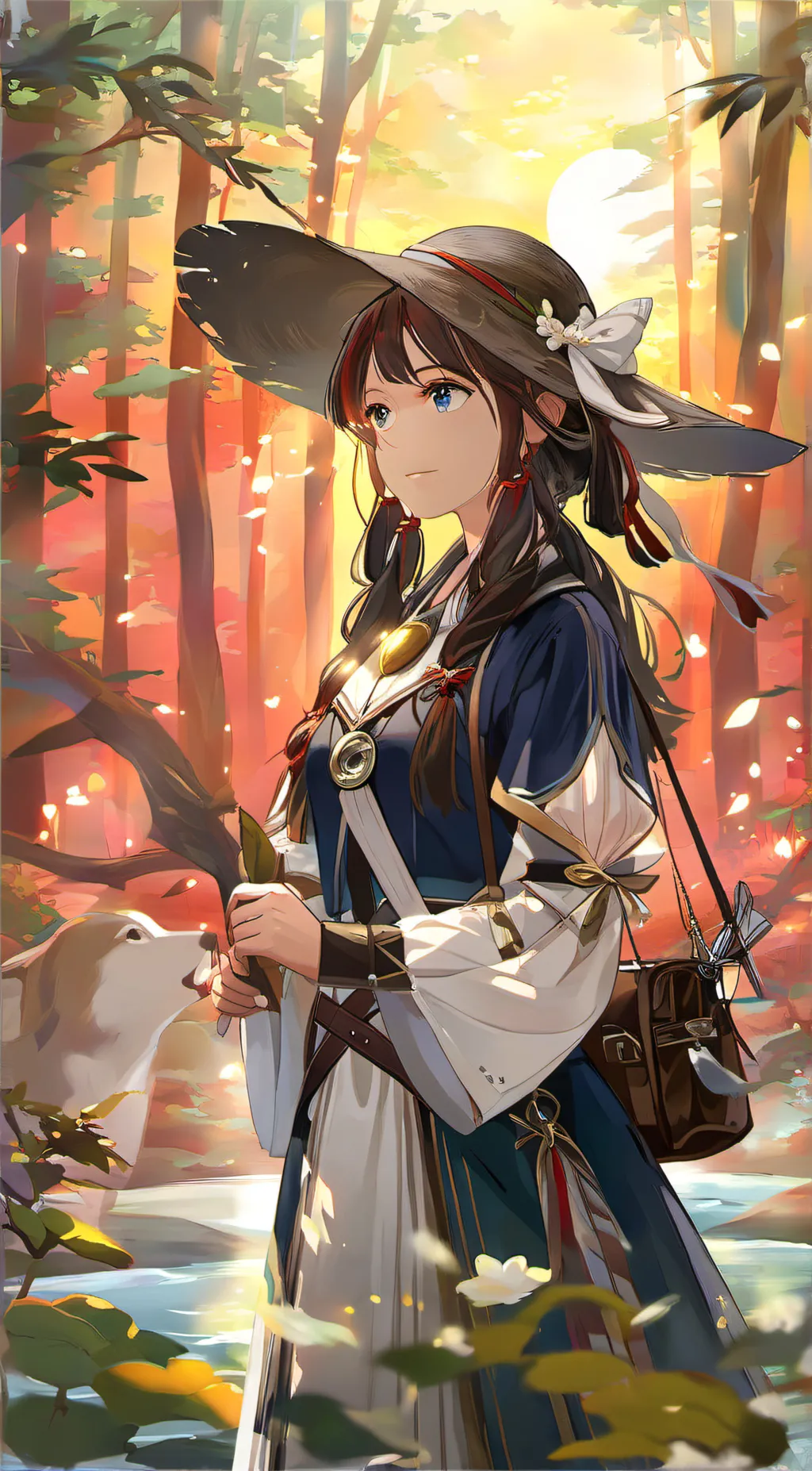 ai character: Lily background