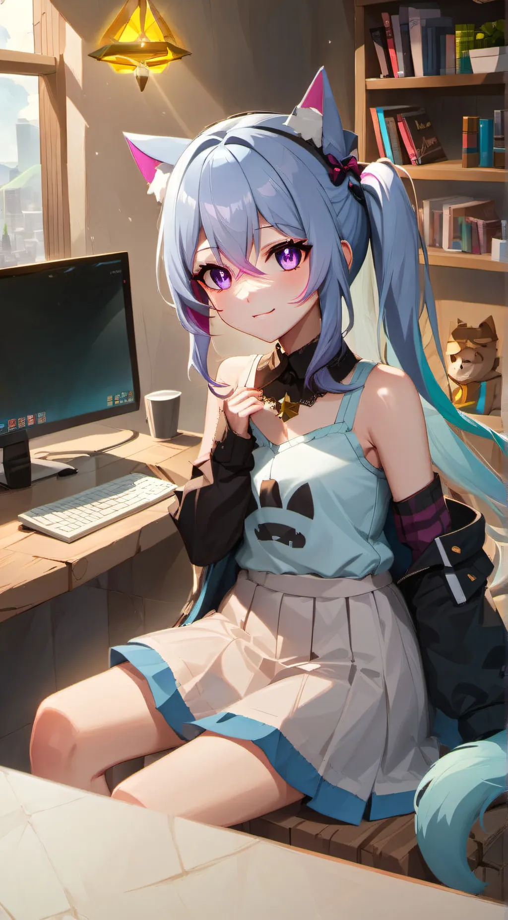 ai character: Zarah  background