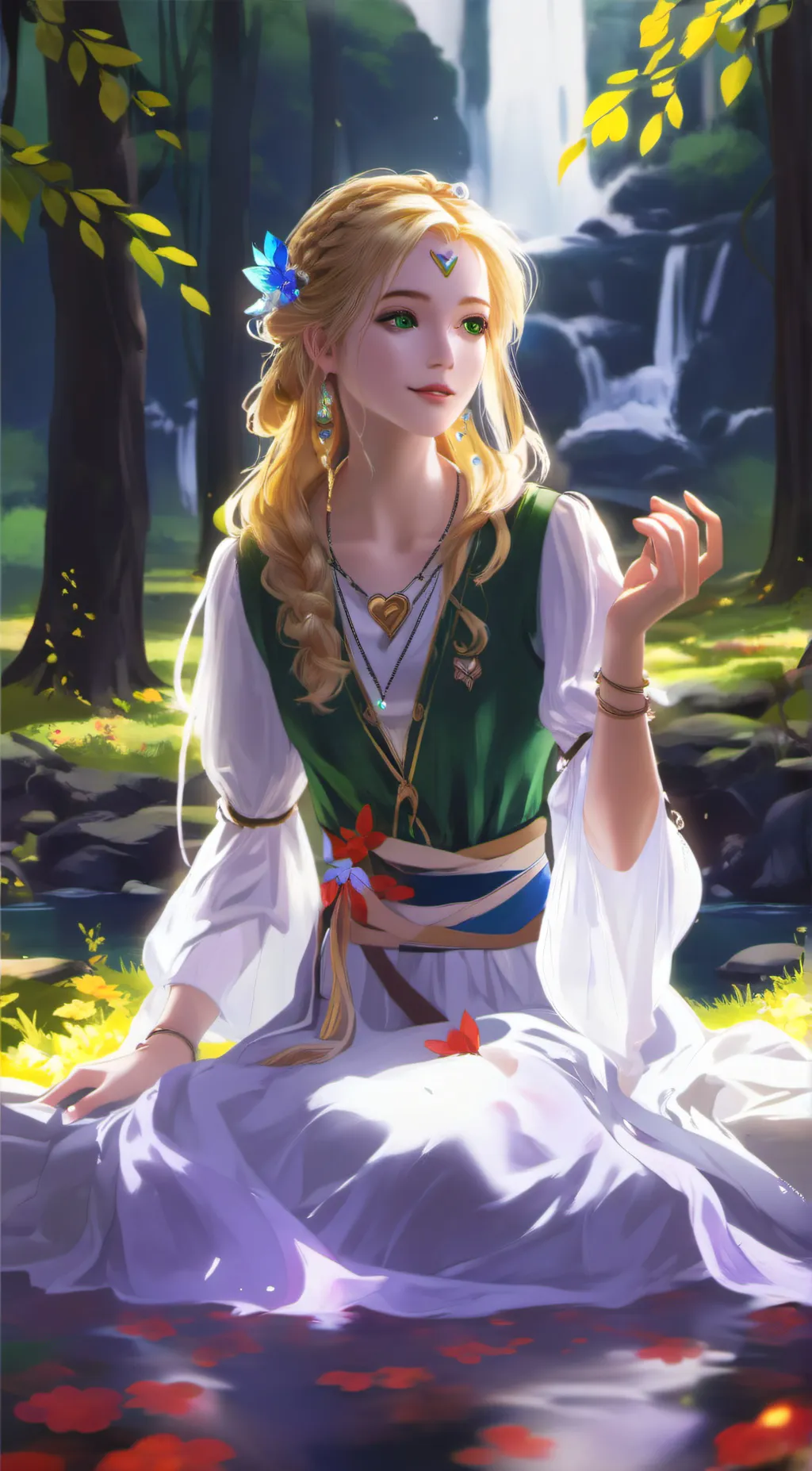 ai character: lily background