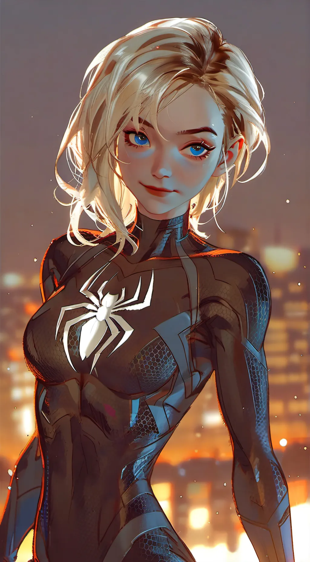 ai character: Gwen Stacy background