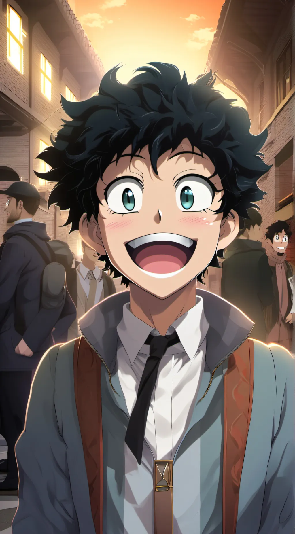 ai character: Deku background
