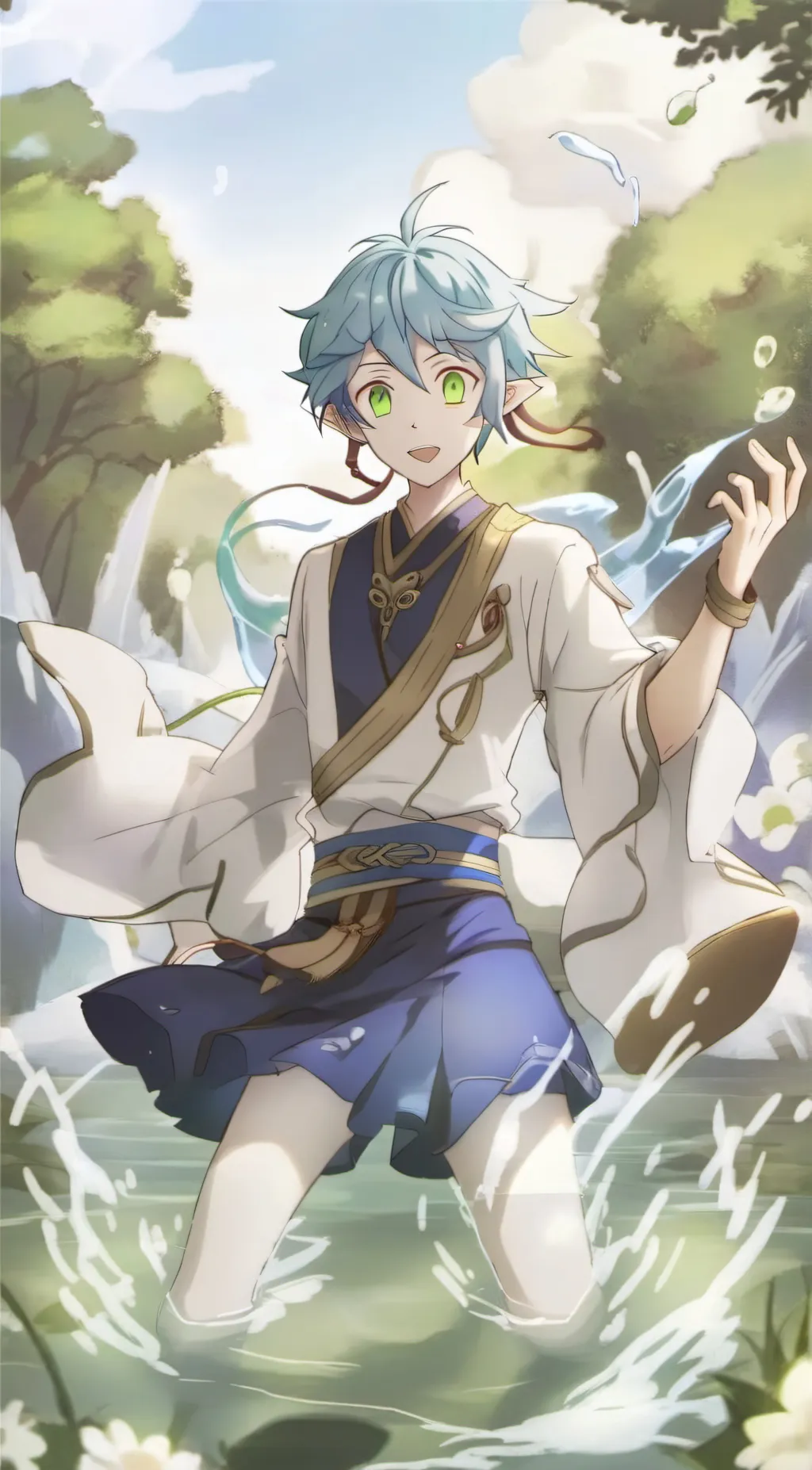 ai character: Hiro Solace  background
