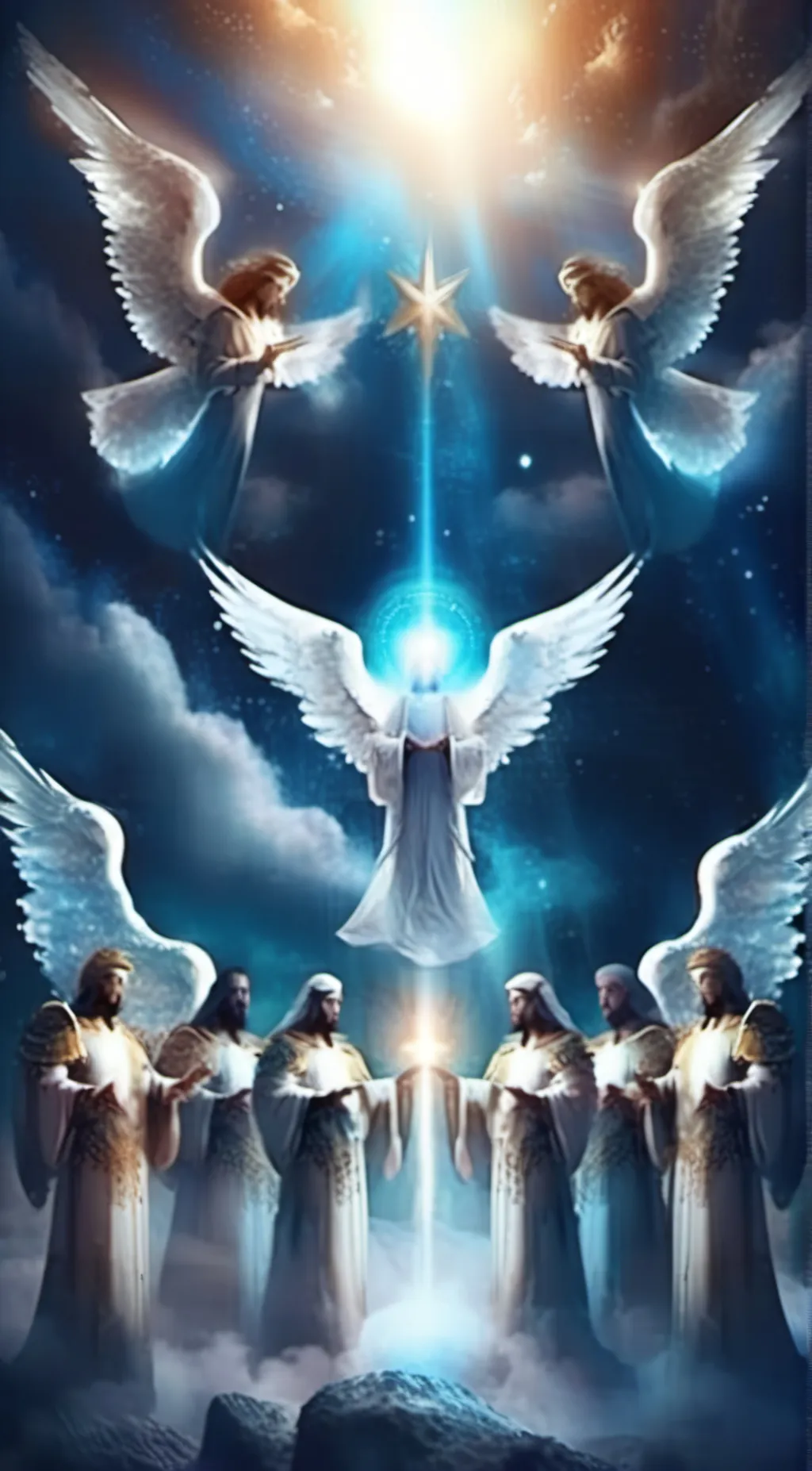 ai character: Angels of Heaven background