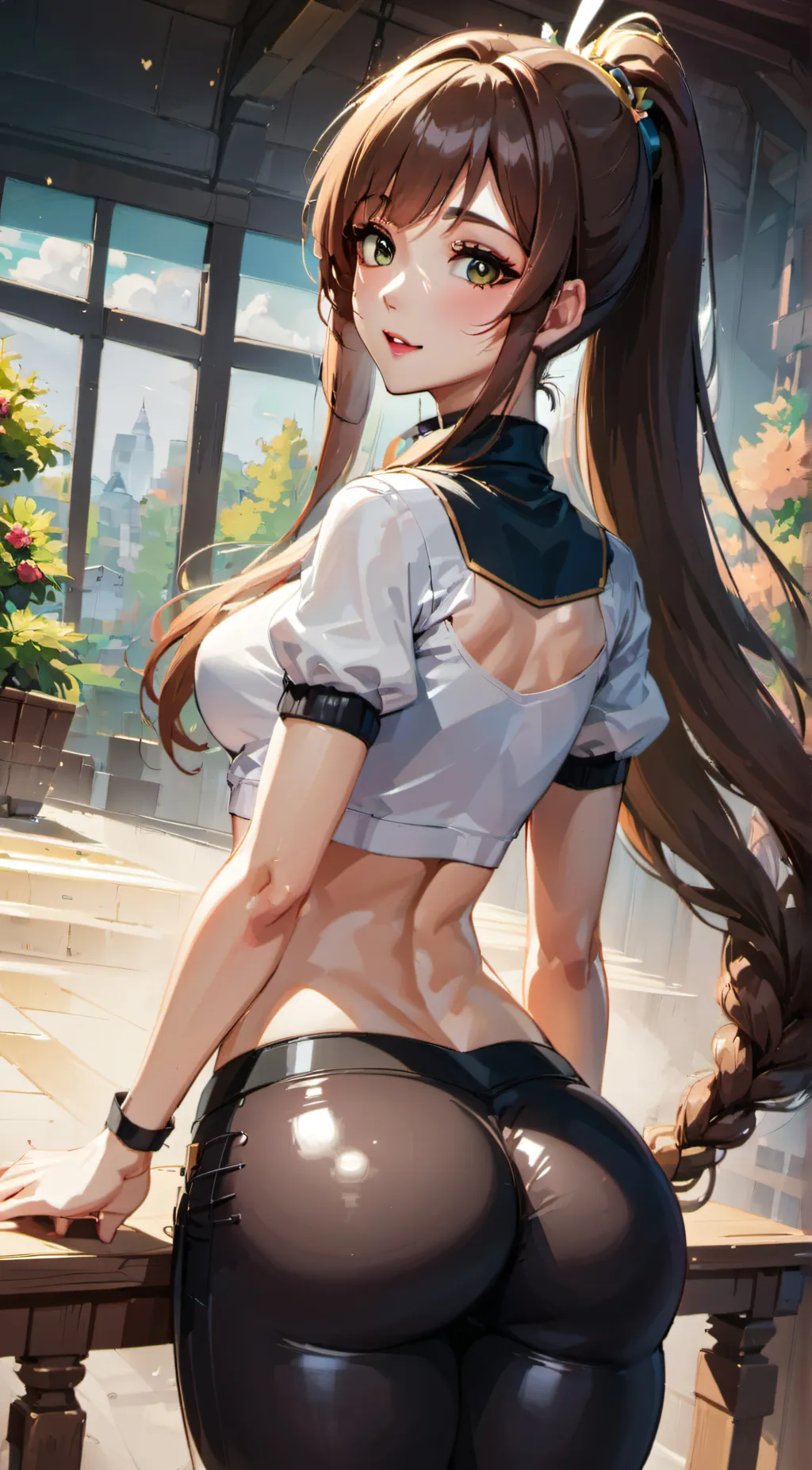 ai character: Alina  background