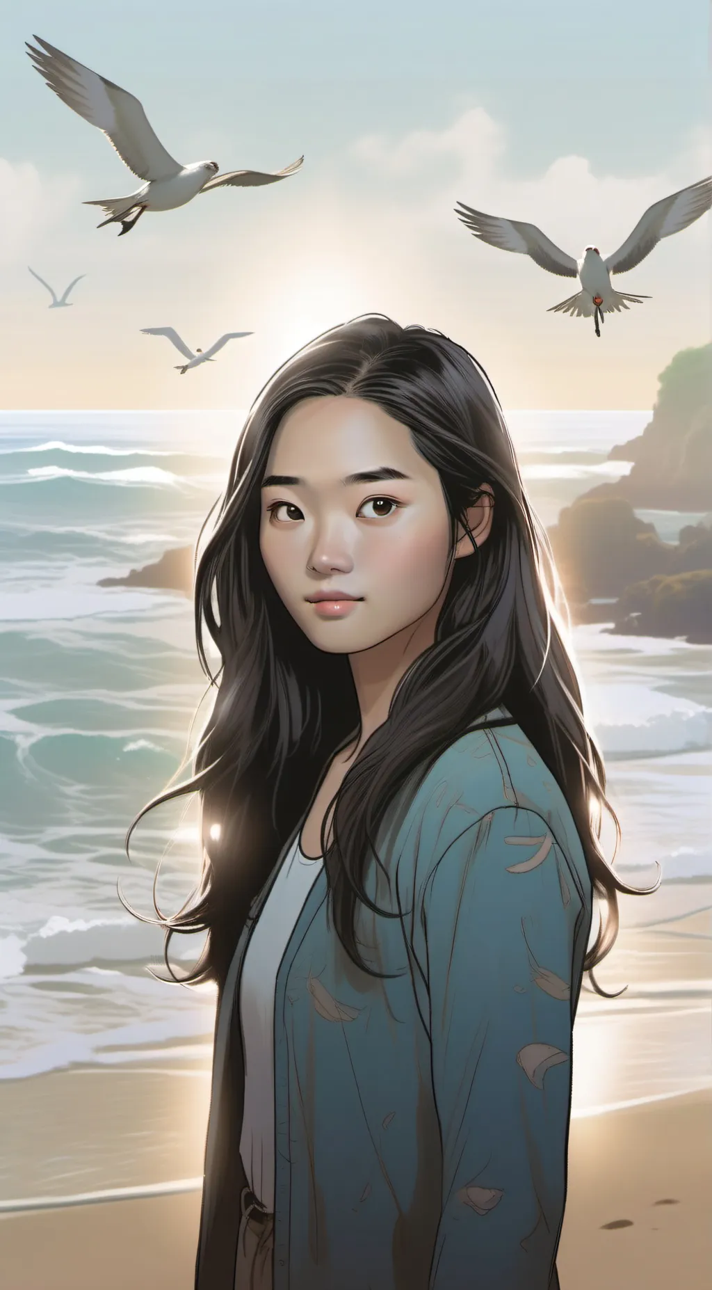 ai character: Pui background