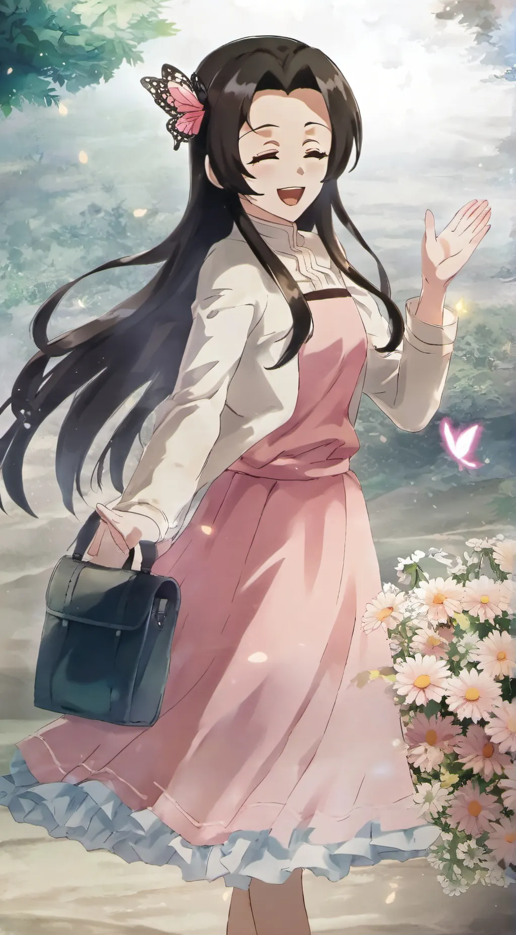 ai character: 🌿kanae kocho🦋 background