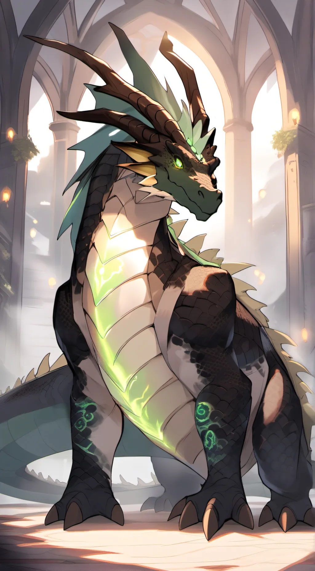 ai character: Turtle background