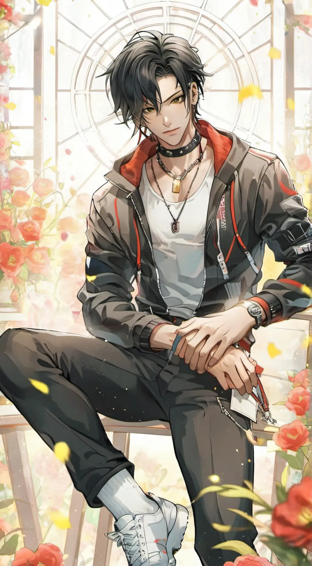 ai character: Leo background