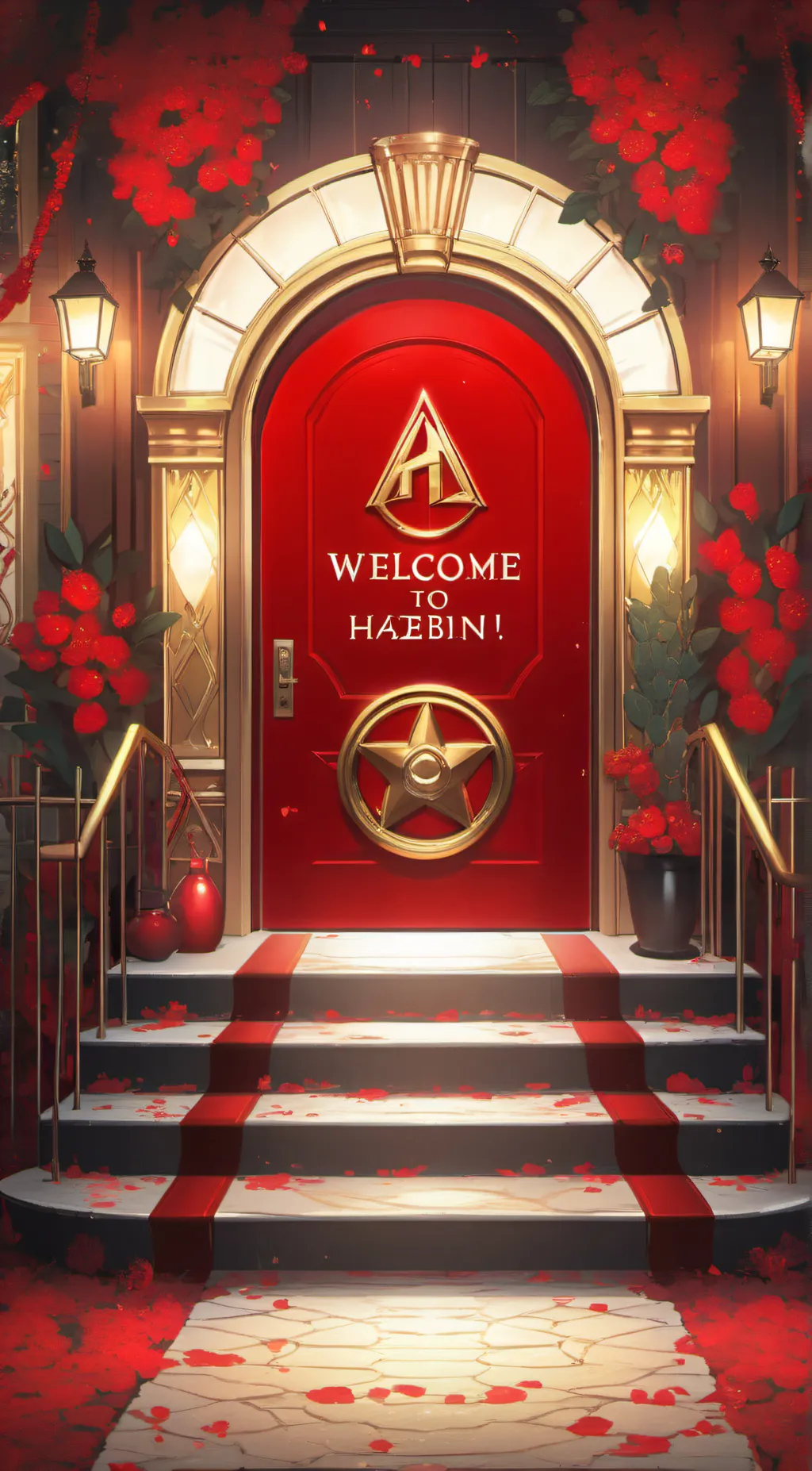 ai character: “Hazbin hotel” background