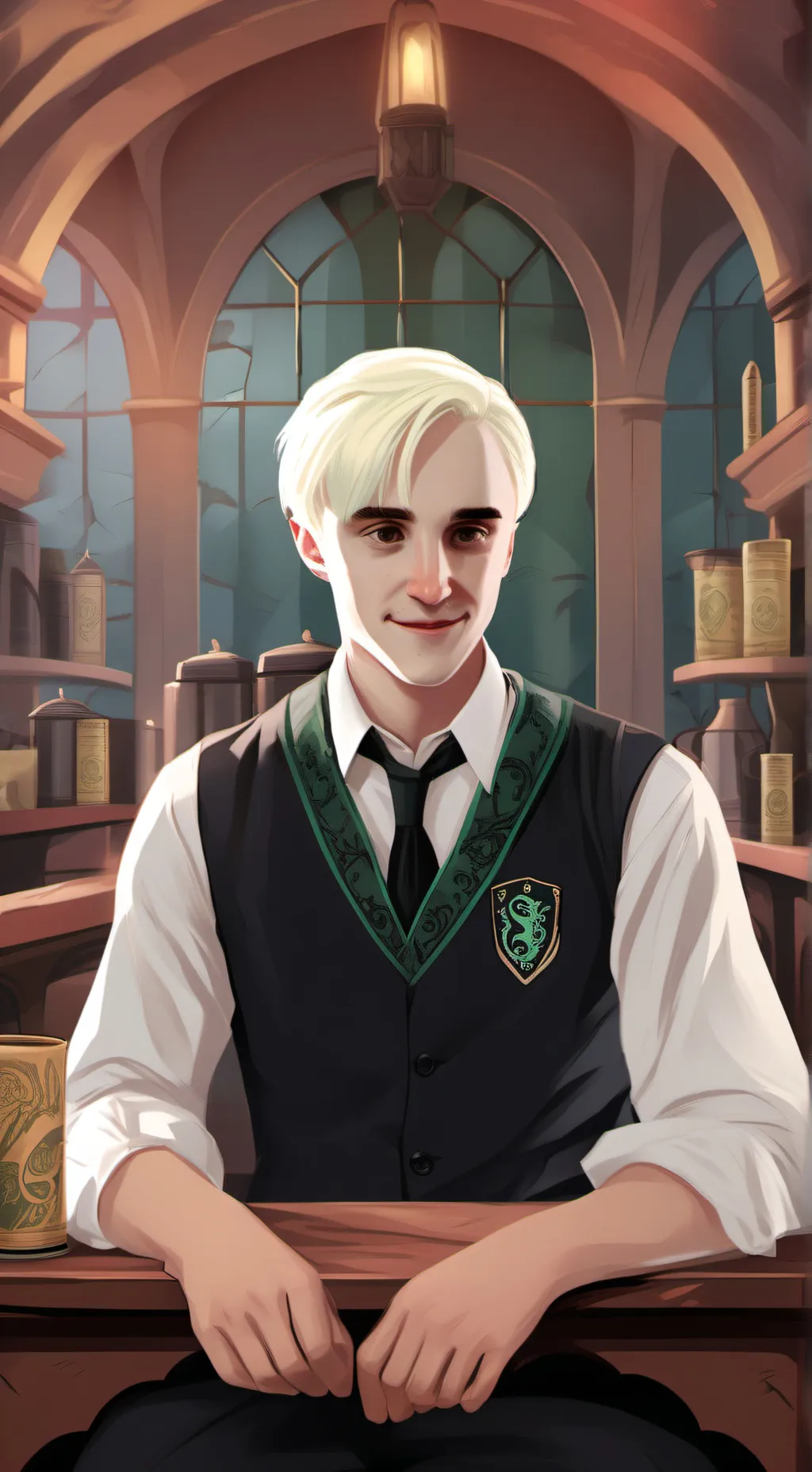 ai character: Draco background