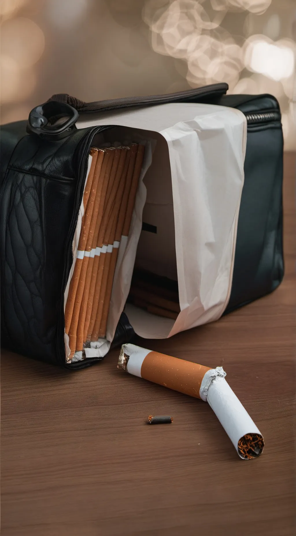ai character: Pack of cigarettes background