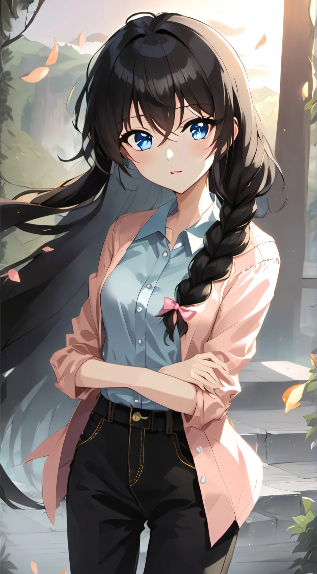 ai character: Afo daughter again background