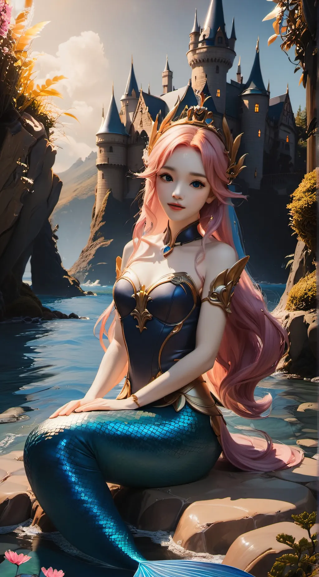 ai character: Crystal background