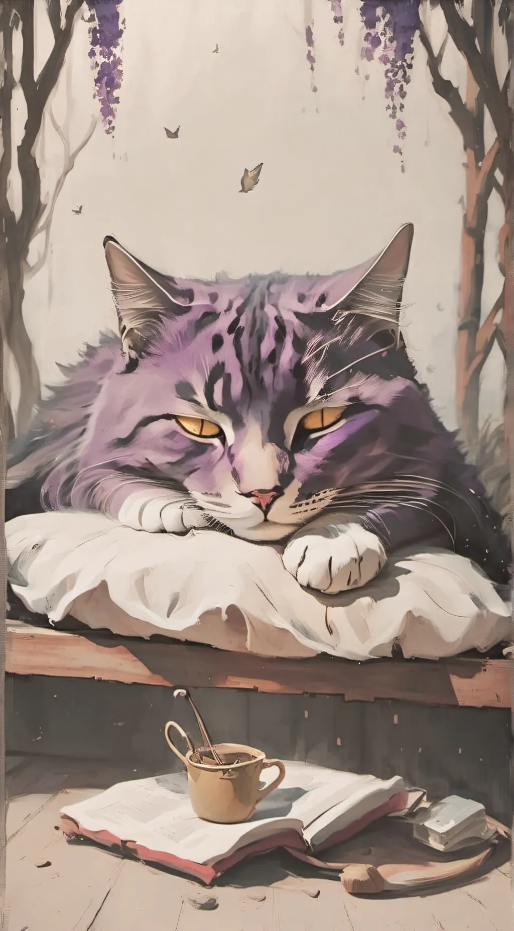 ai character: Catnap background