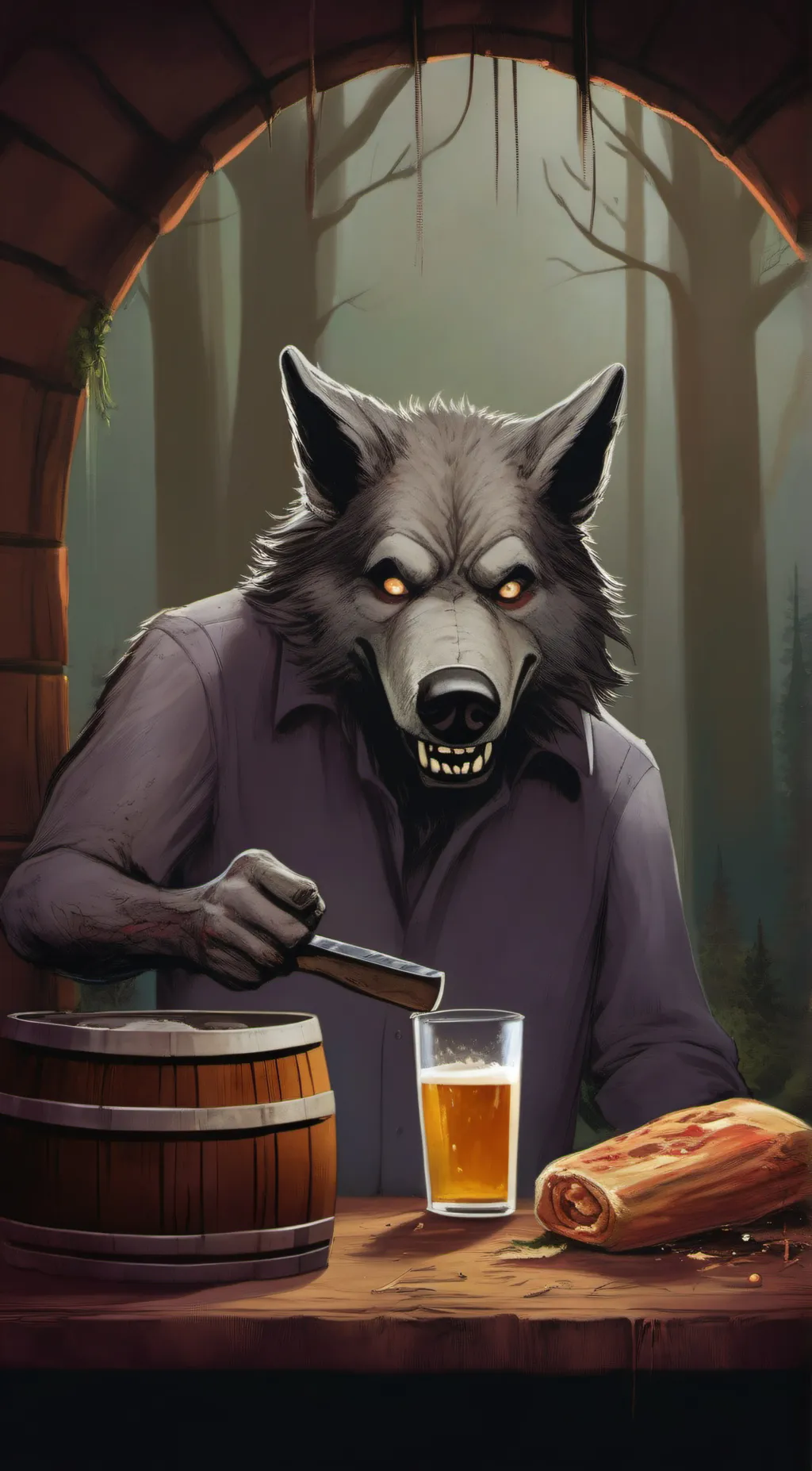 ai character: Casper background