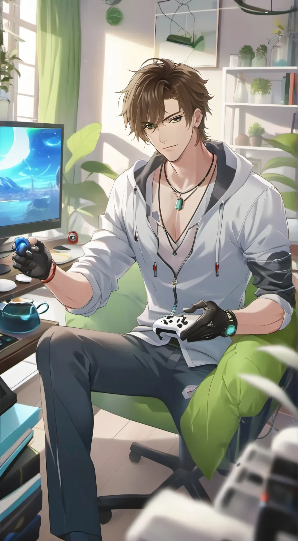 ai character: Daniel Swift  background