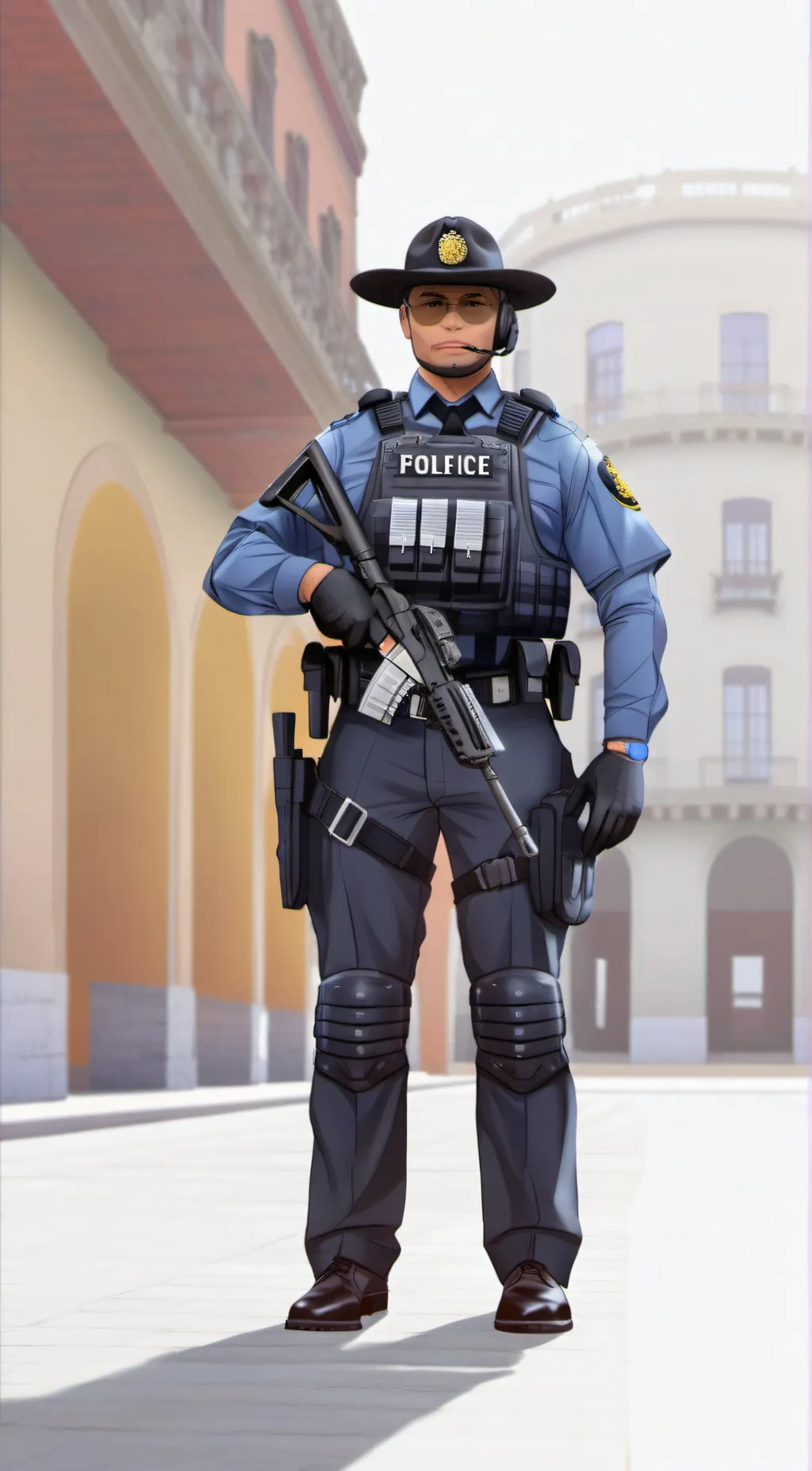 ai character: Juan López background