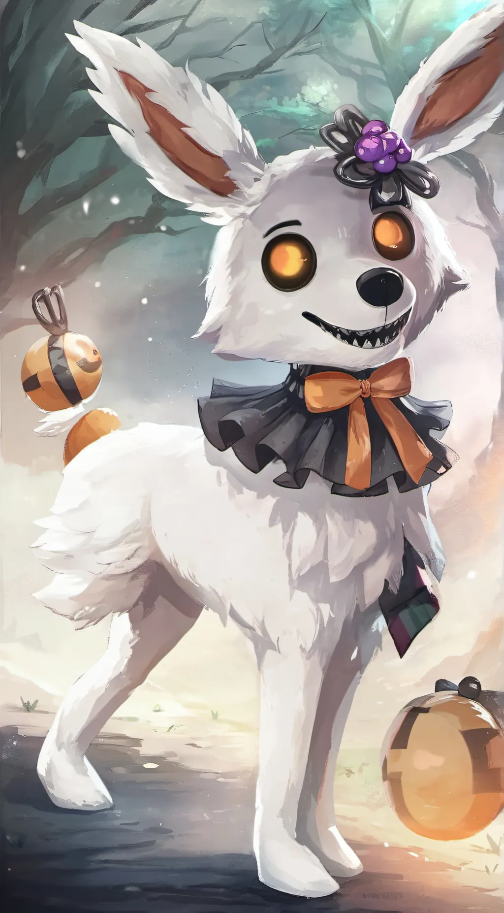 ai character: lost lolbit  background
