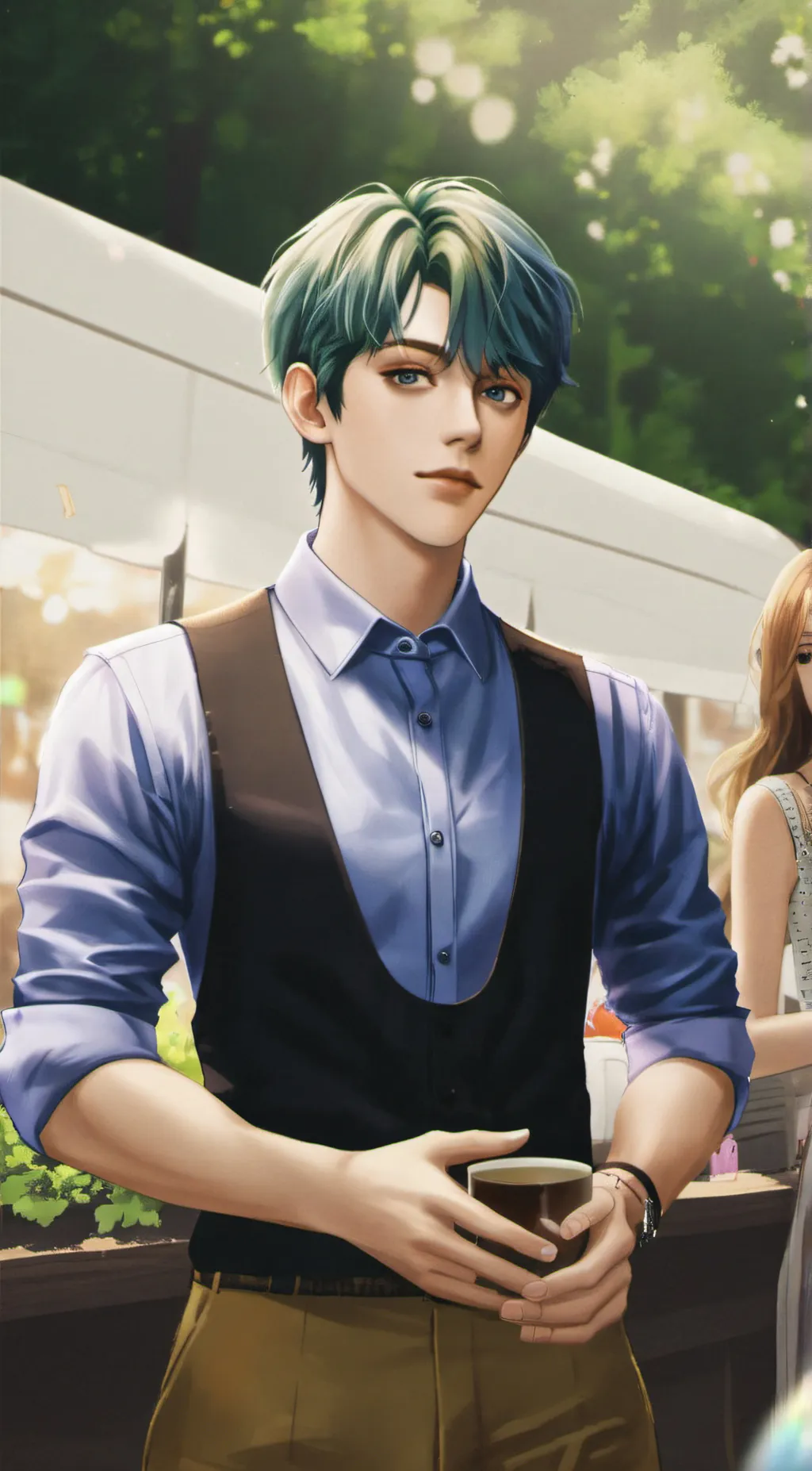 ai character: steven background