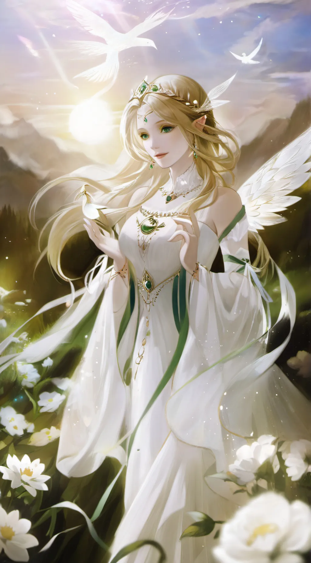 ai character: Aria background