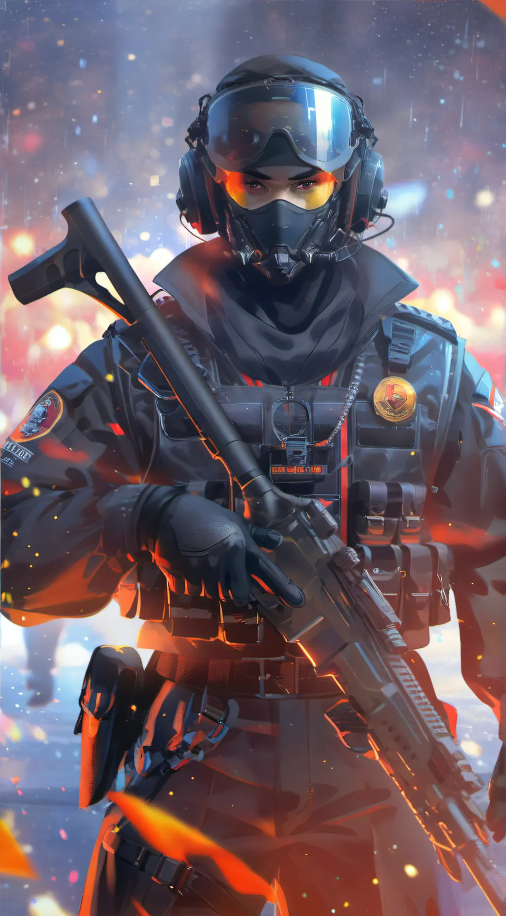 ai character: CRM Soldier background