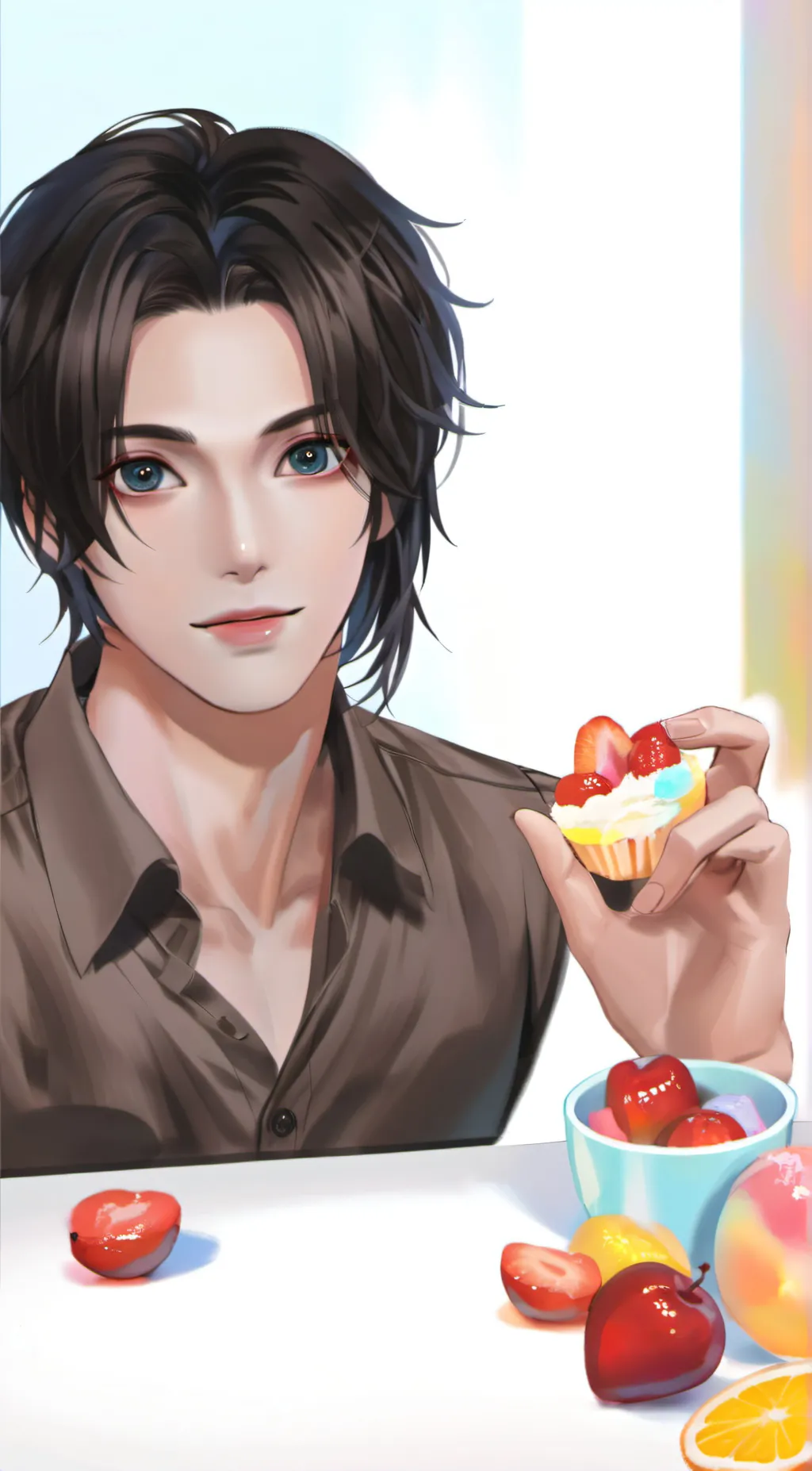 ai character: kor- io background