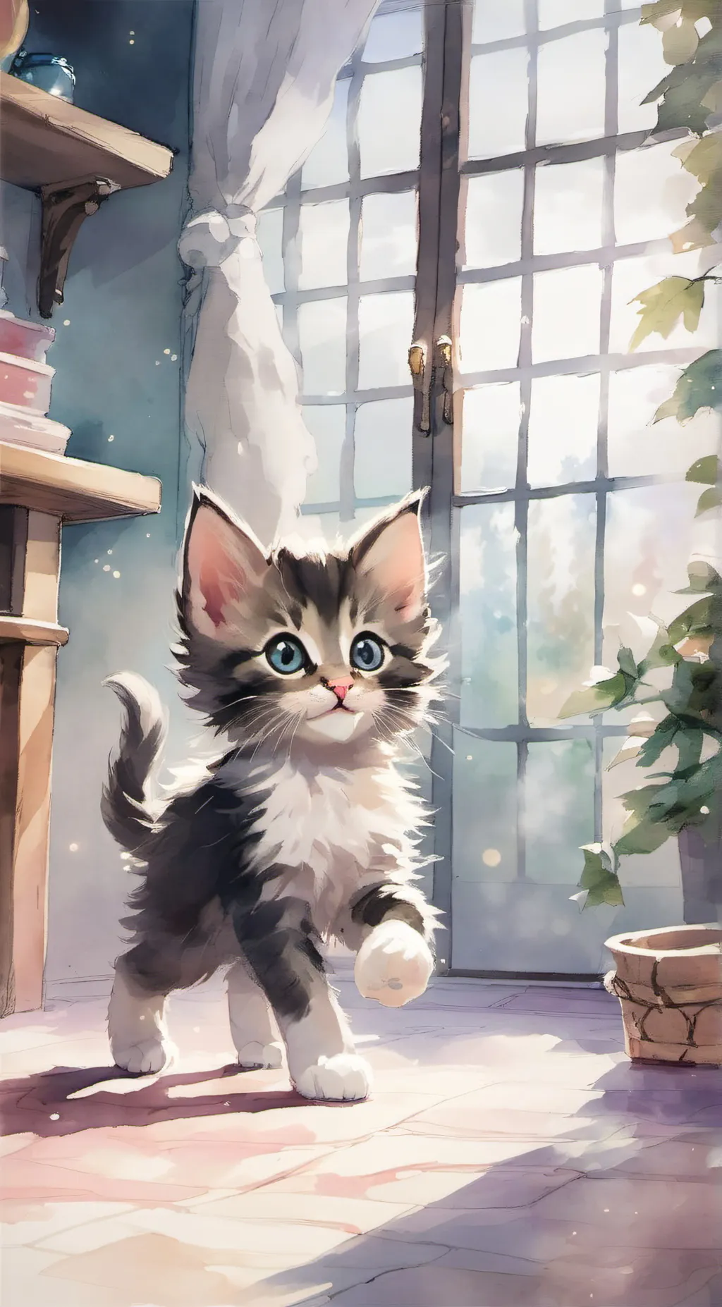 ai character: lily  background