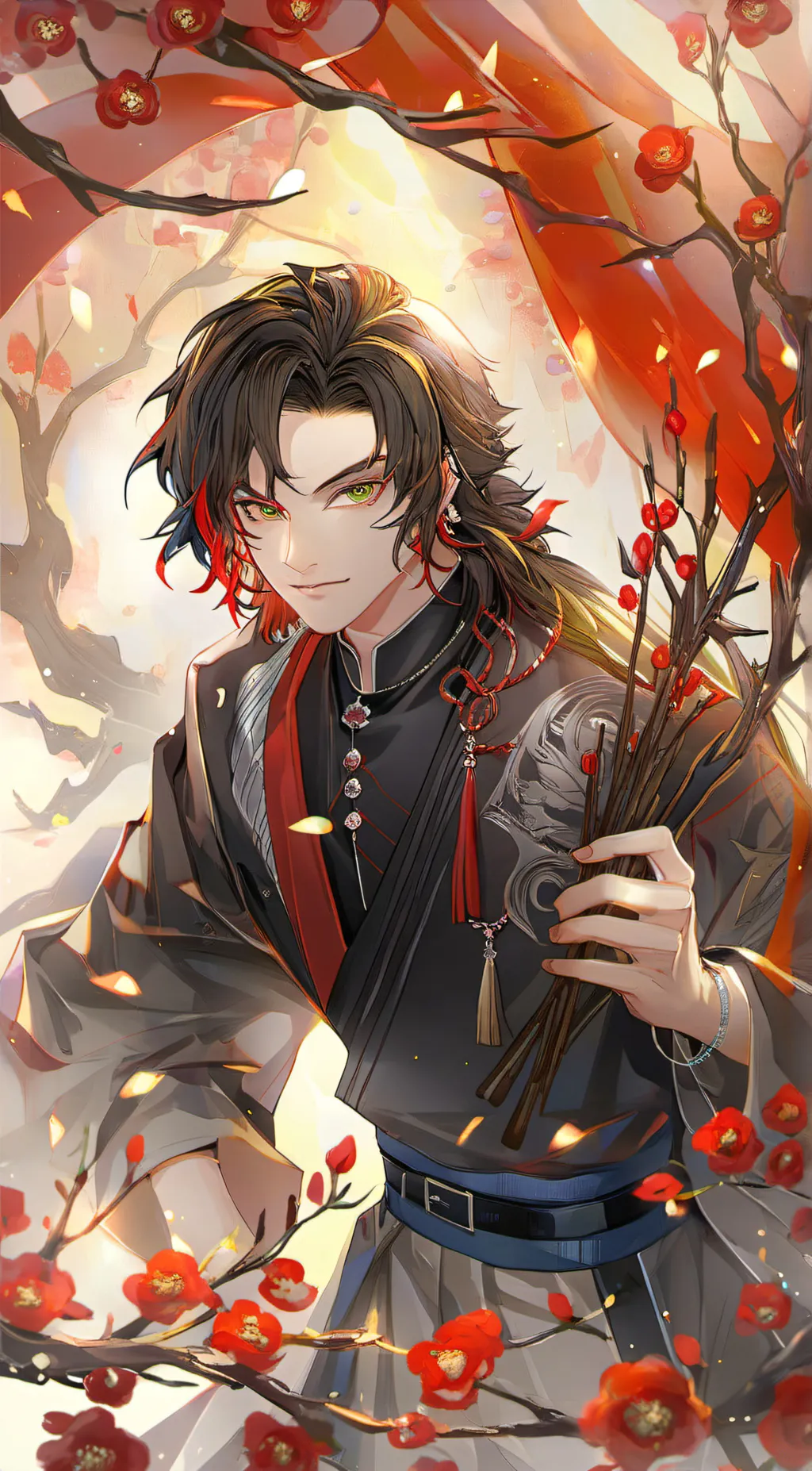 ai character: Demon slayer background