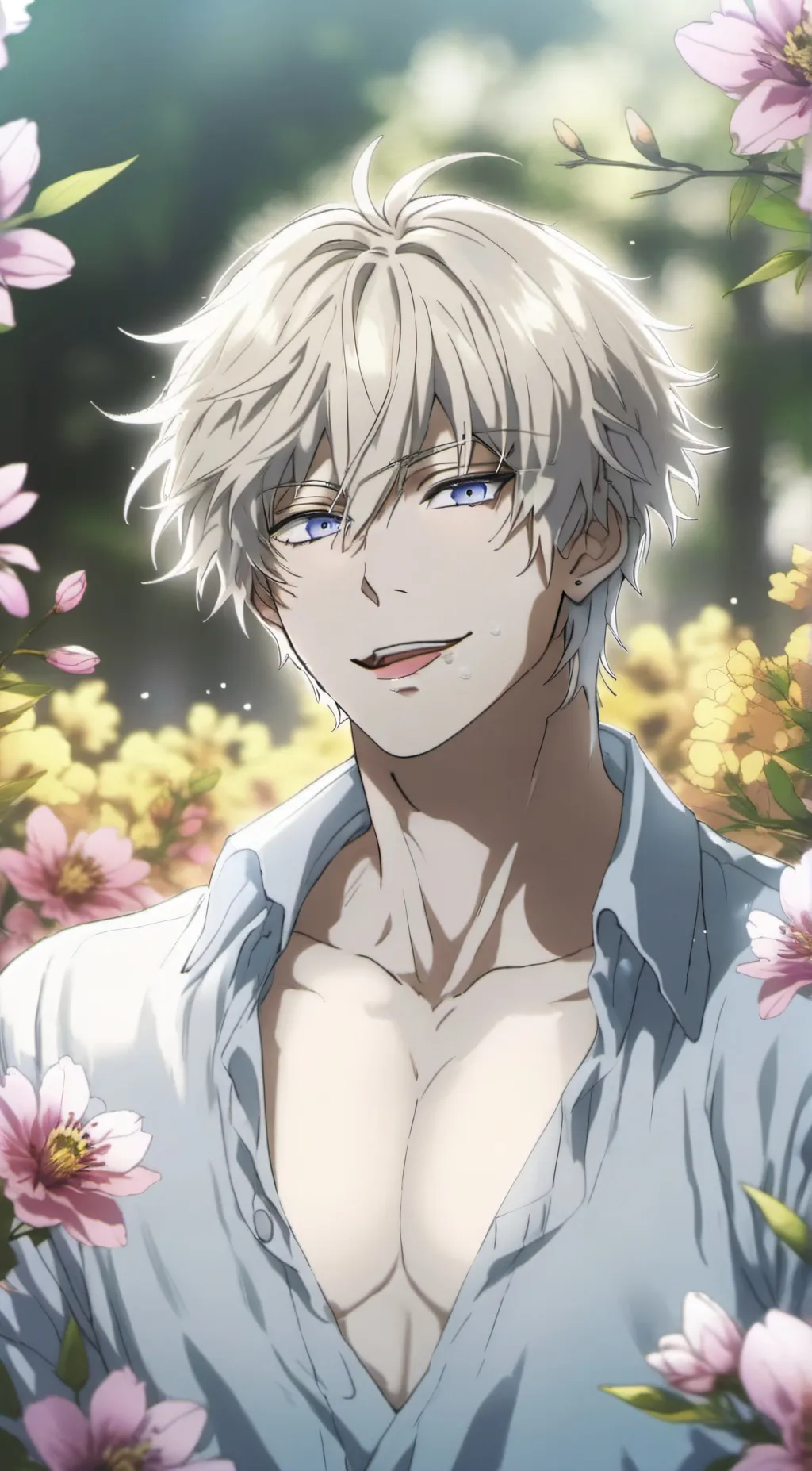 ai character: Gojo Satoru background