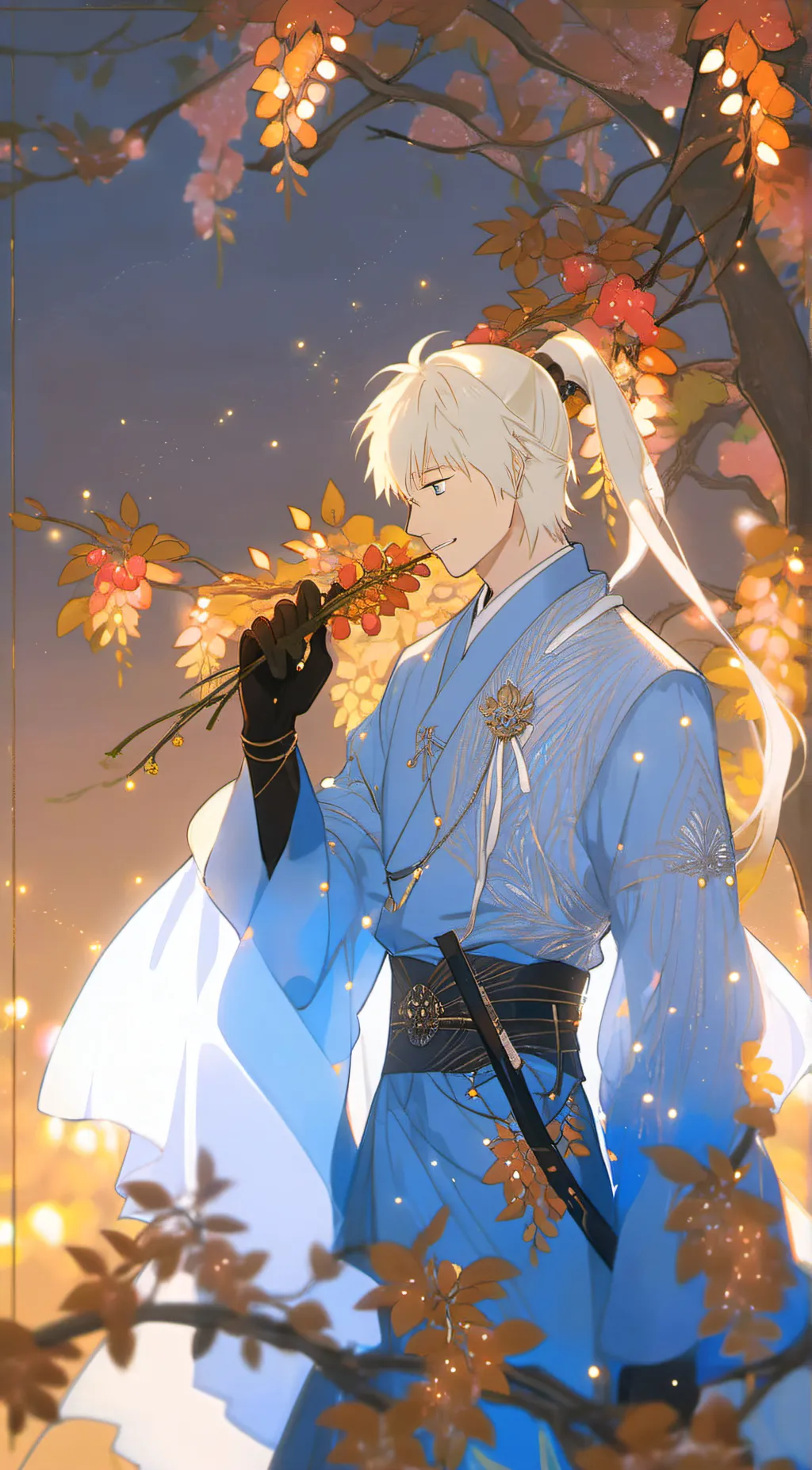 ai character: Tojo satoru background