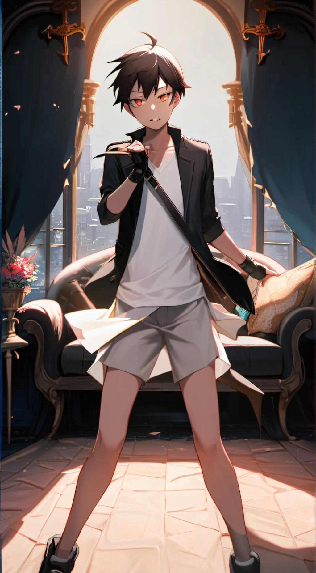 ai character: Aaron  background