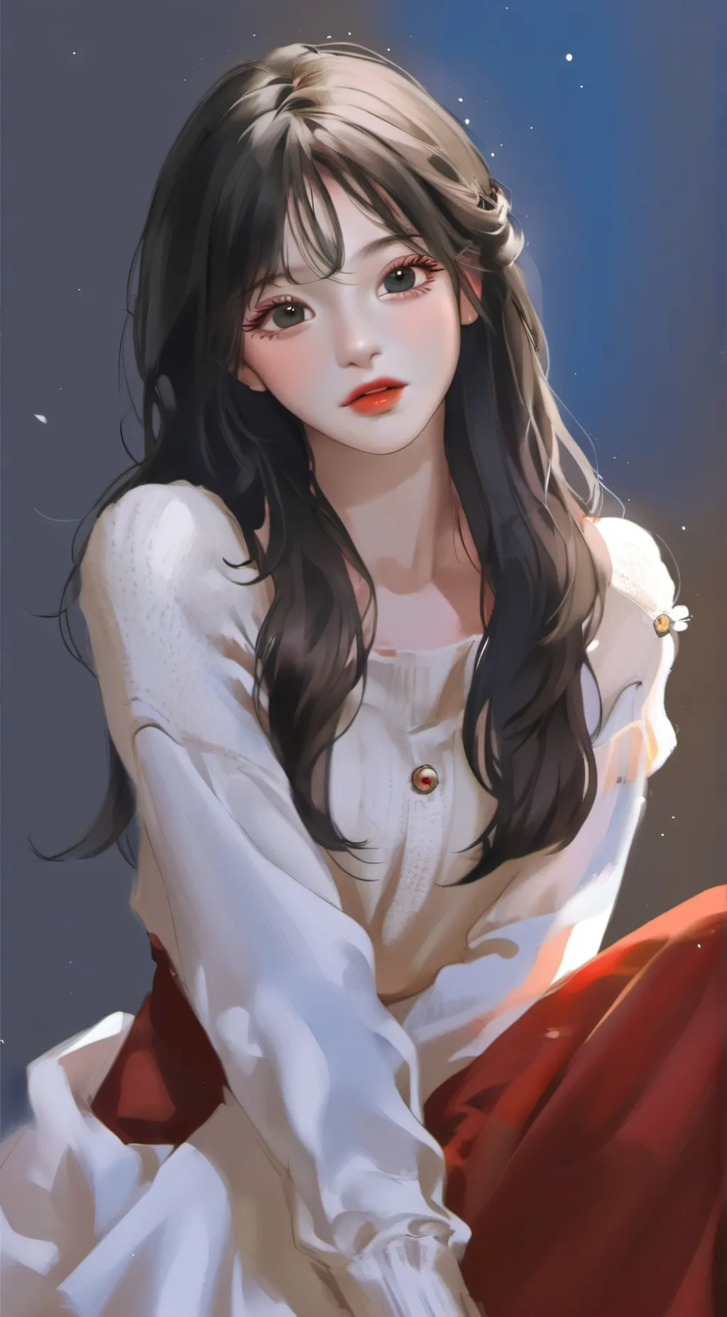ai character: Aurora background