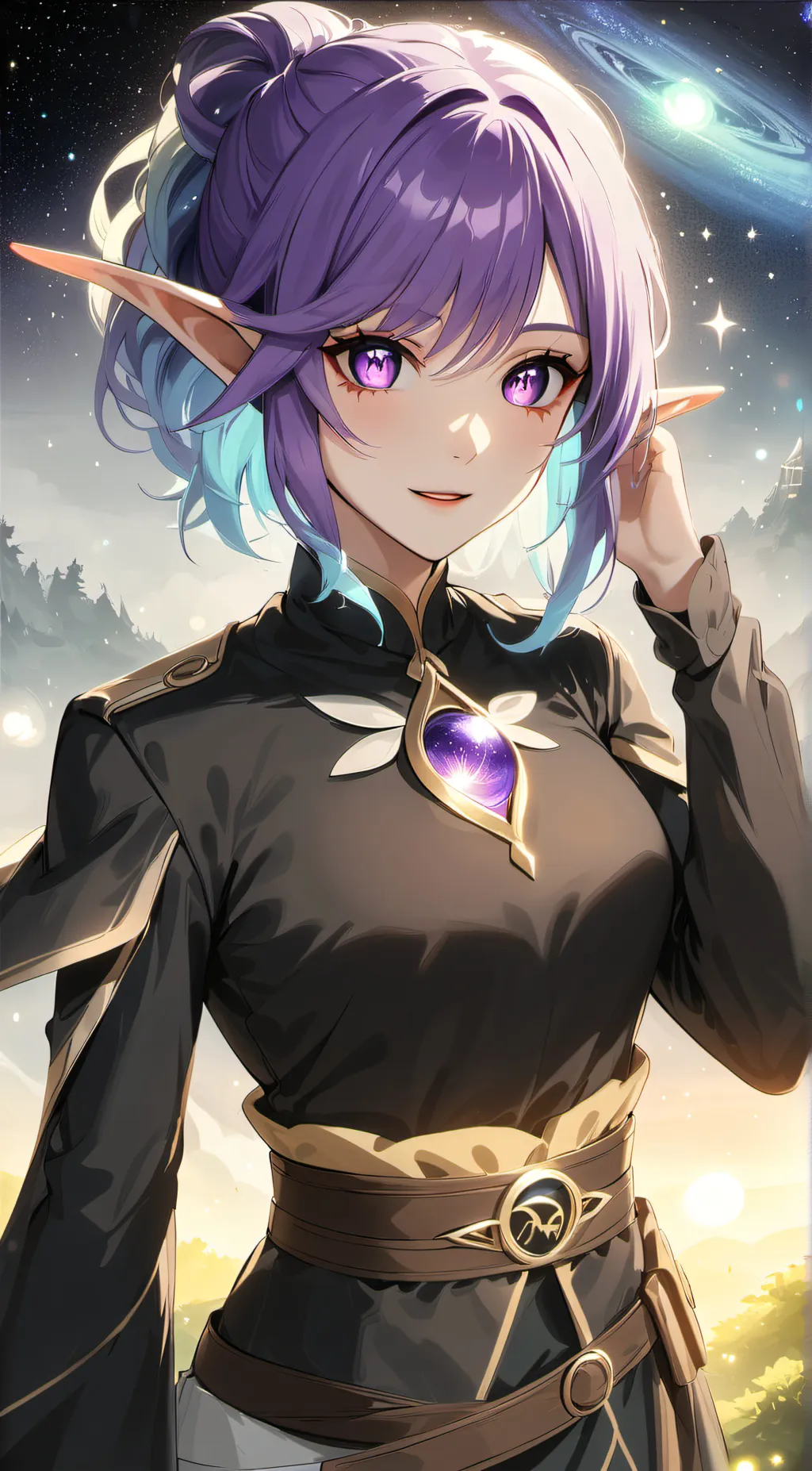 ai character: Xaria background