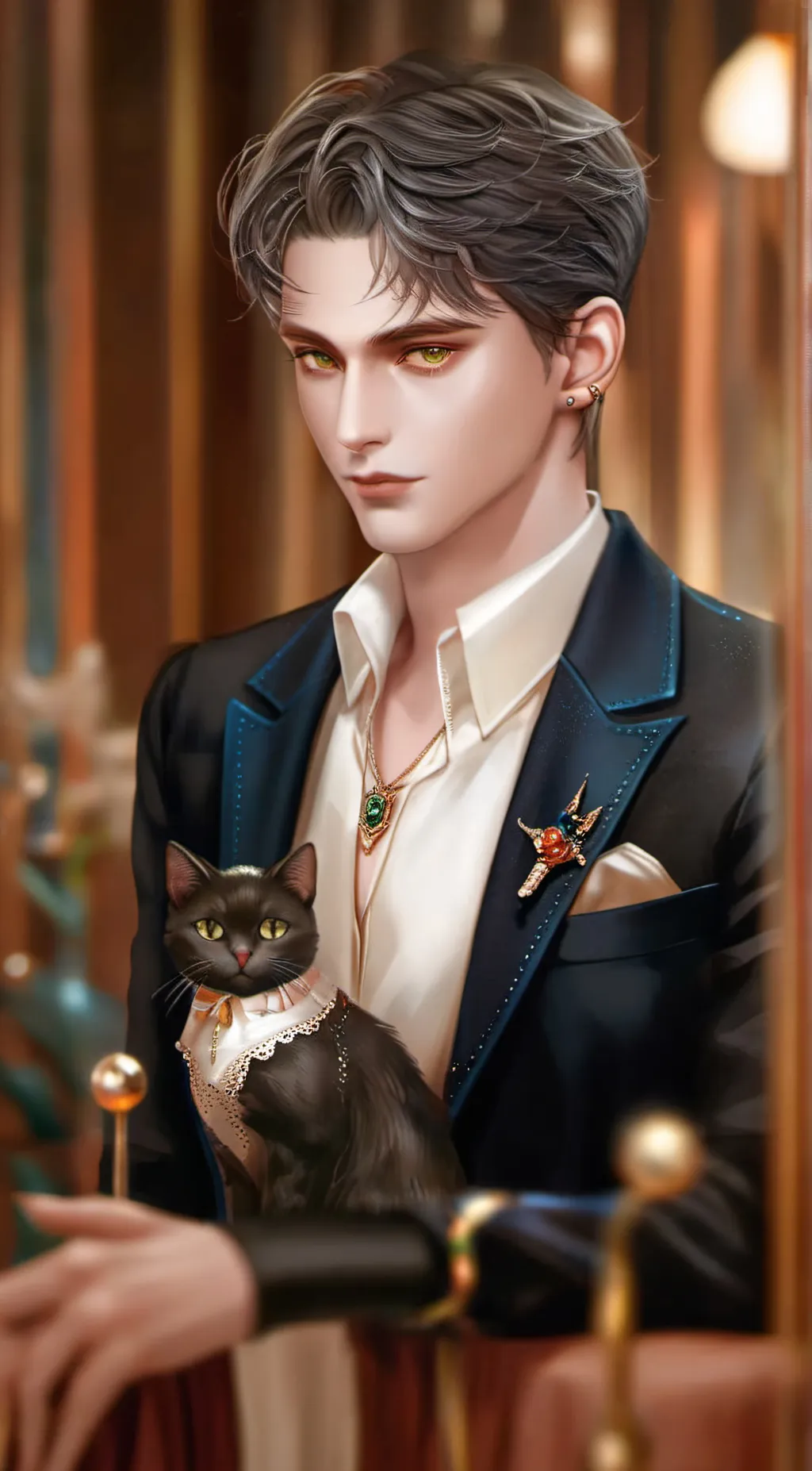 ai character: Alexander  background