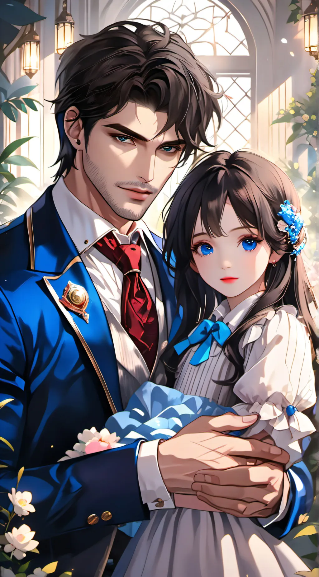 ai character: Adonis  background