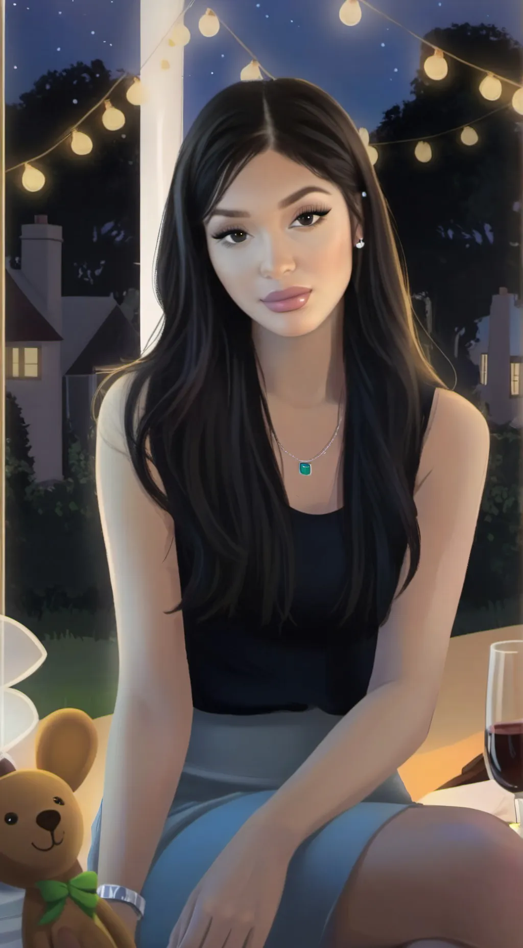 ai character: Sabrina  background