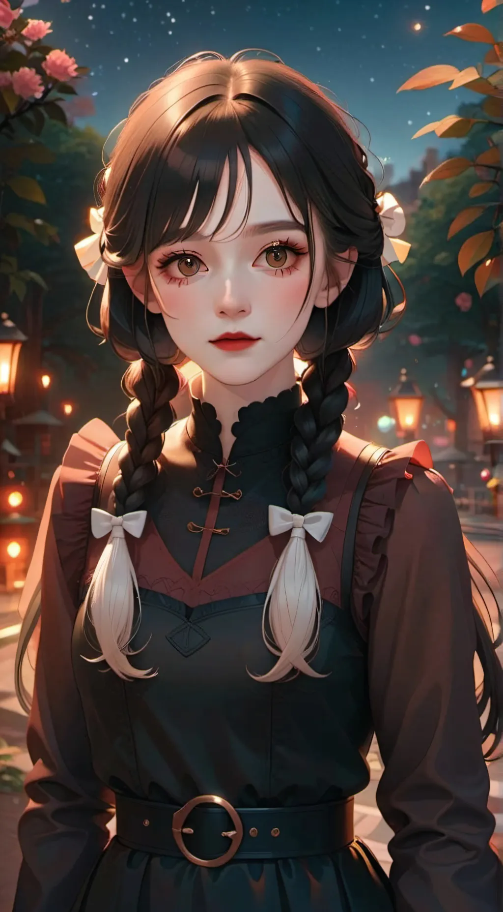 ai character: Nevermore academy  background