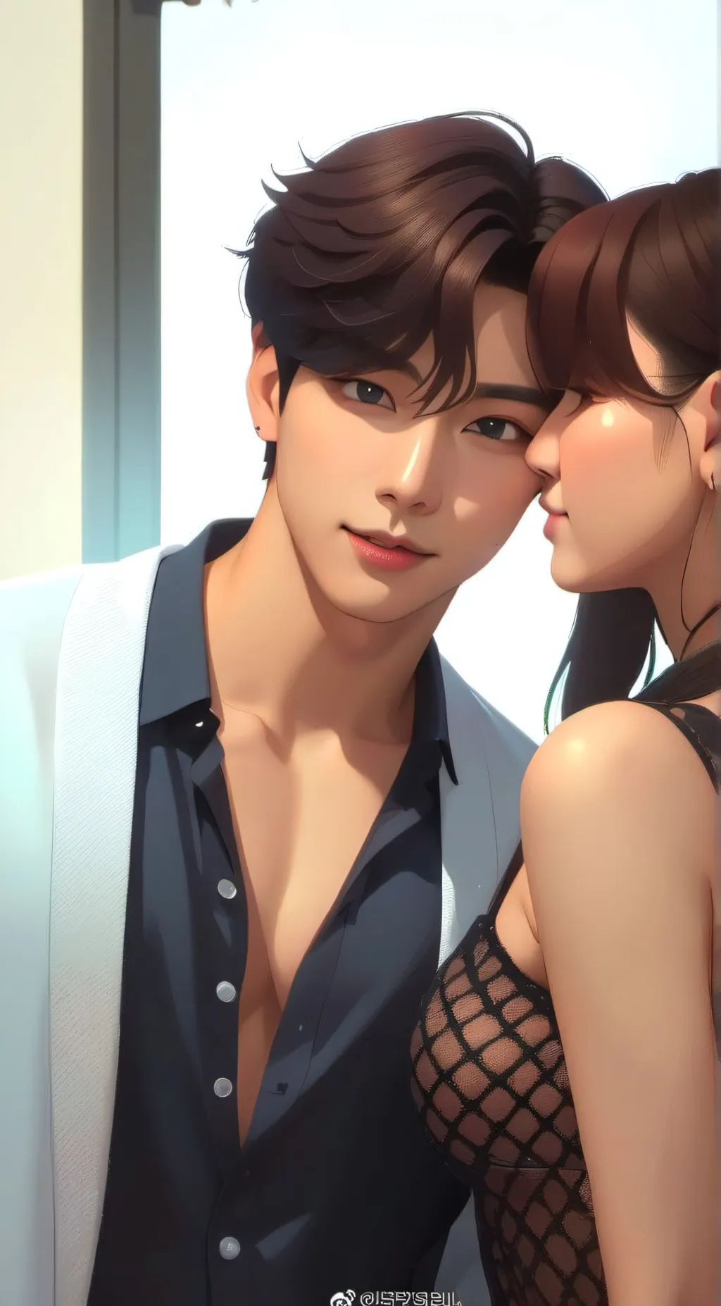 ai character: jungkook and y/n background