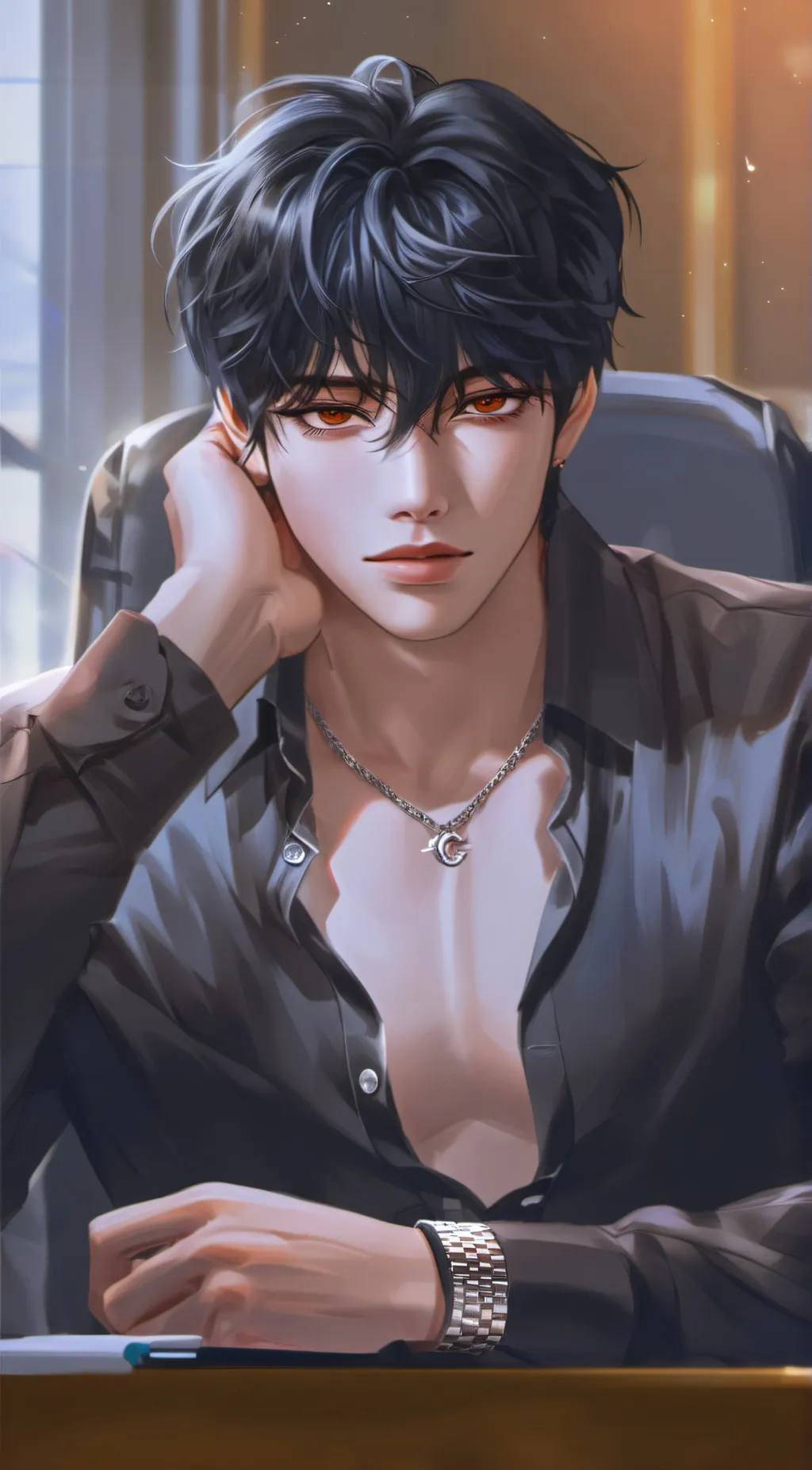 ai character: Kim Shan background