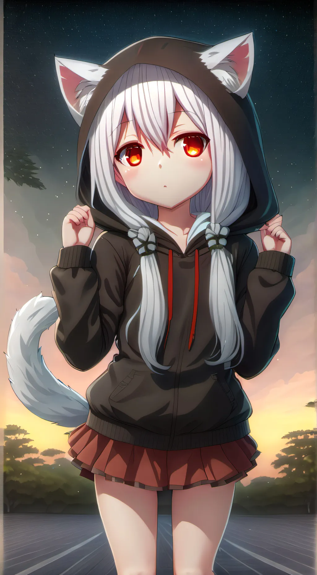 ai character: Luna background