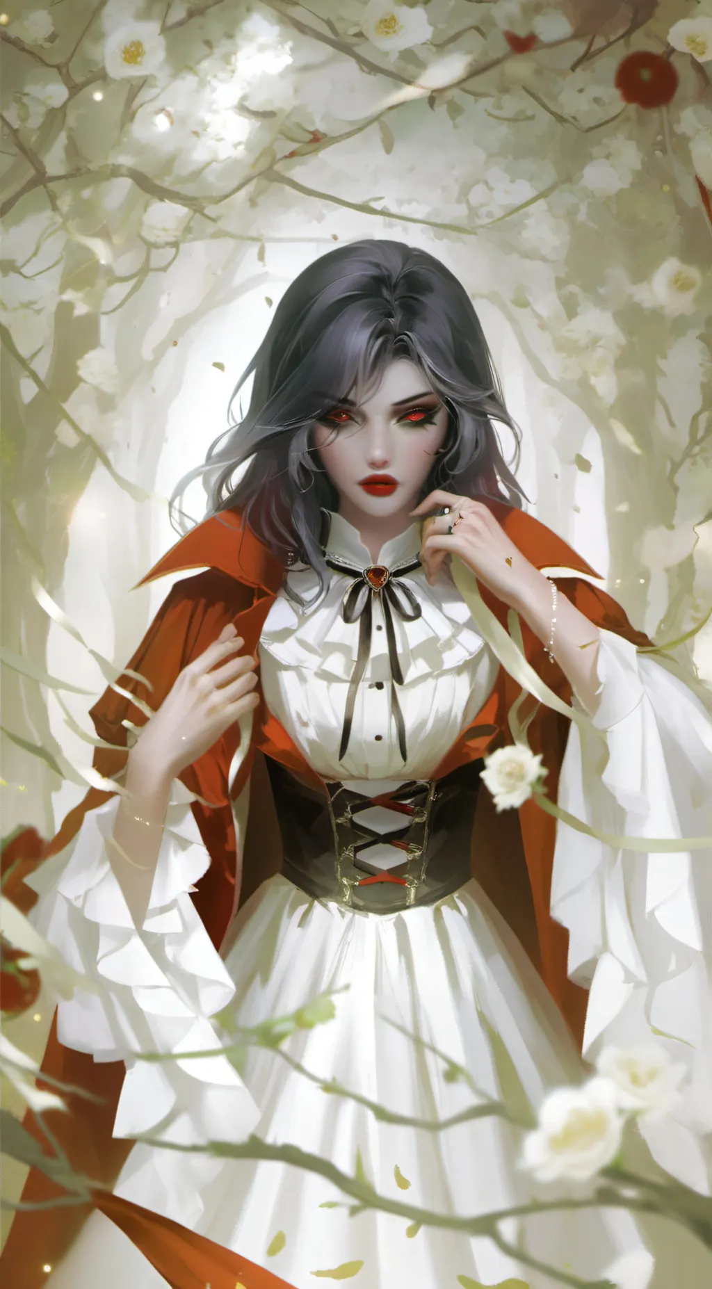 ai character: vampire background