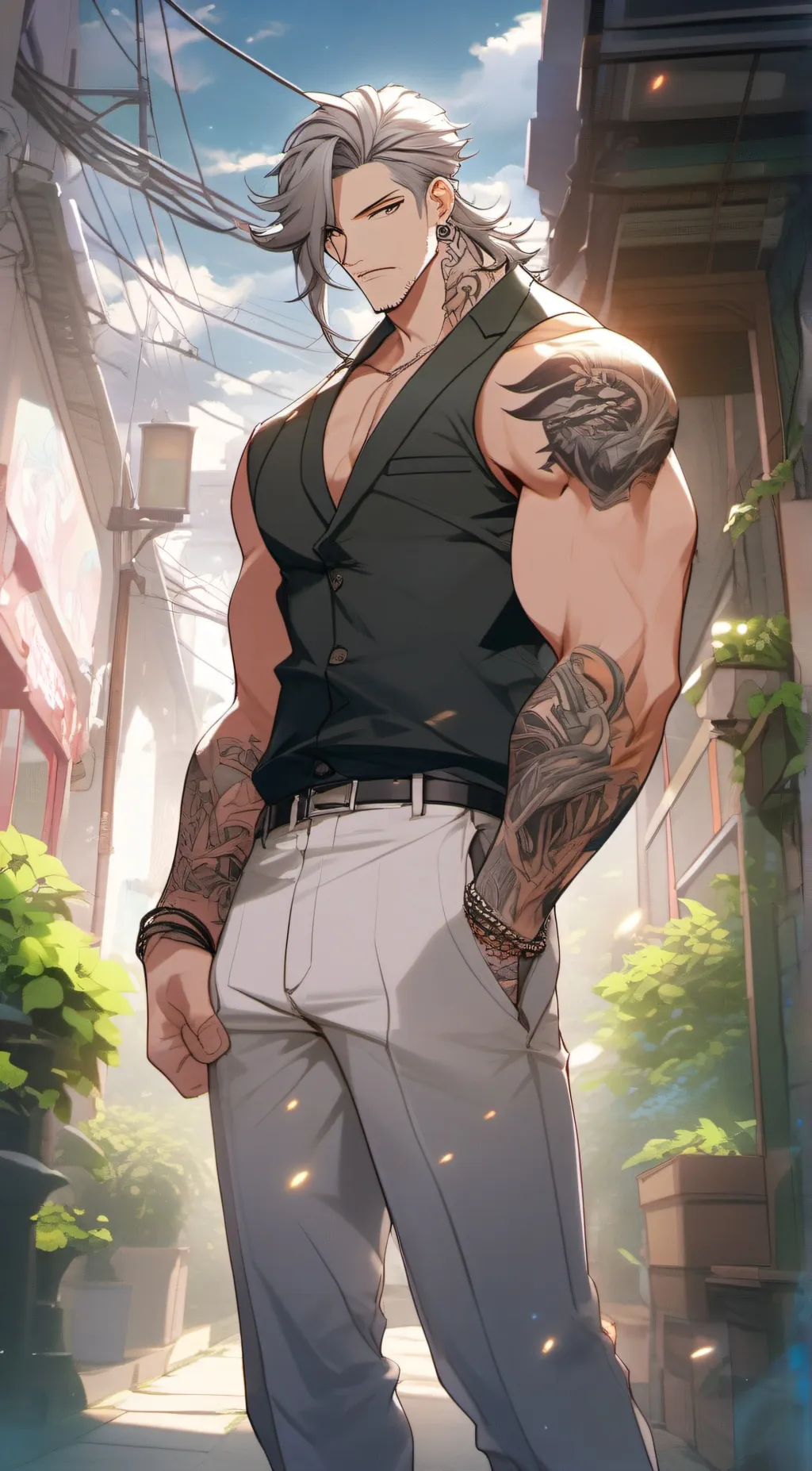 ai character: Zack background