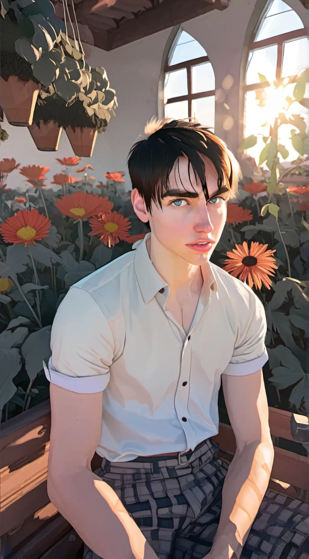 ai character: Colby brock background